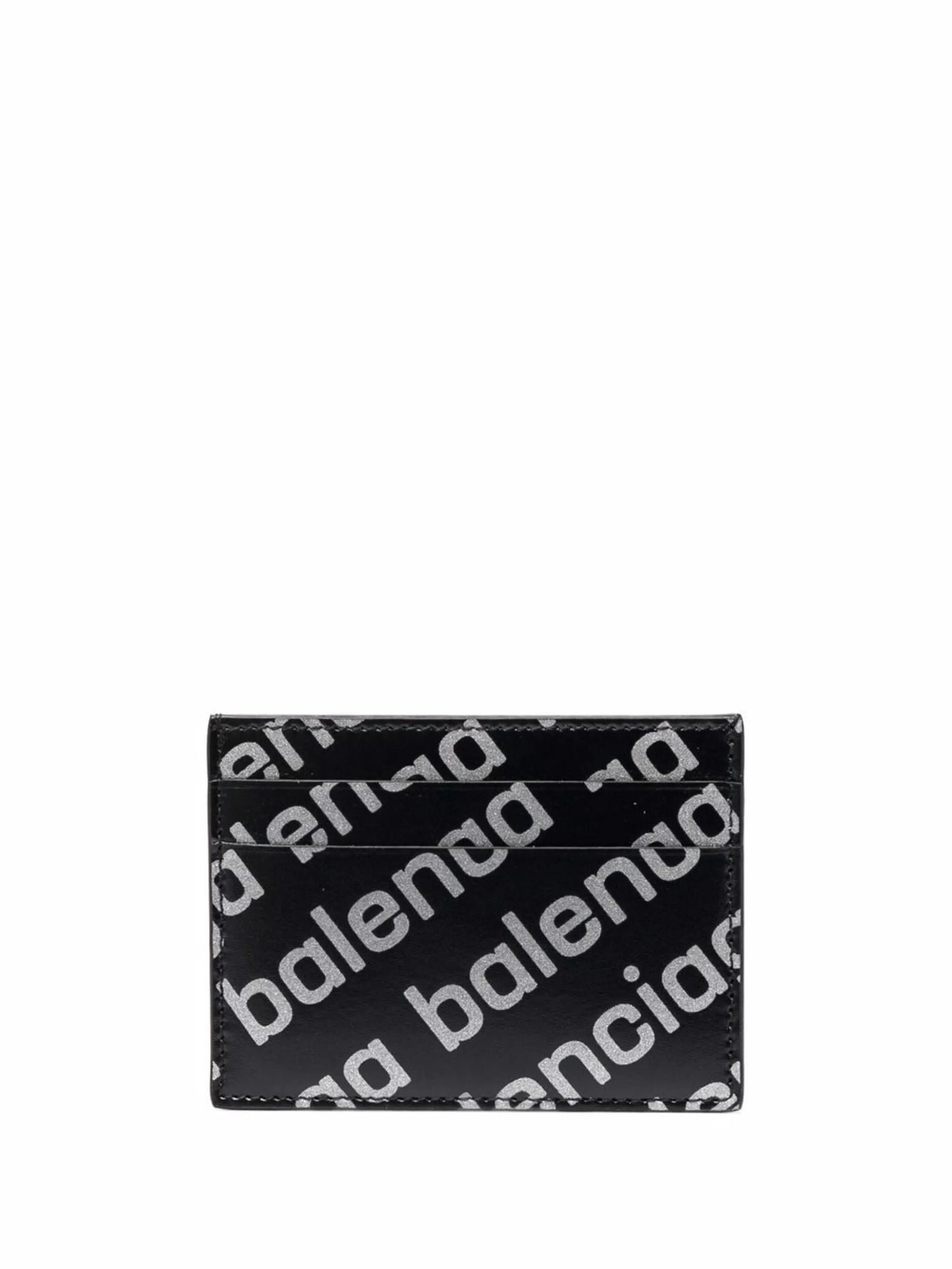 Cash logo print cardholder