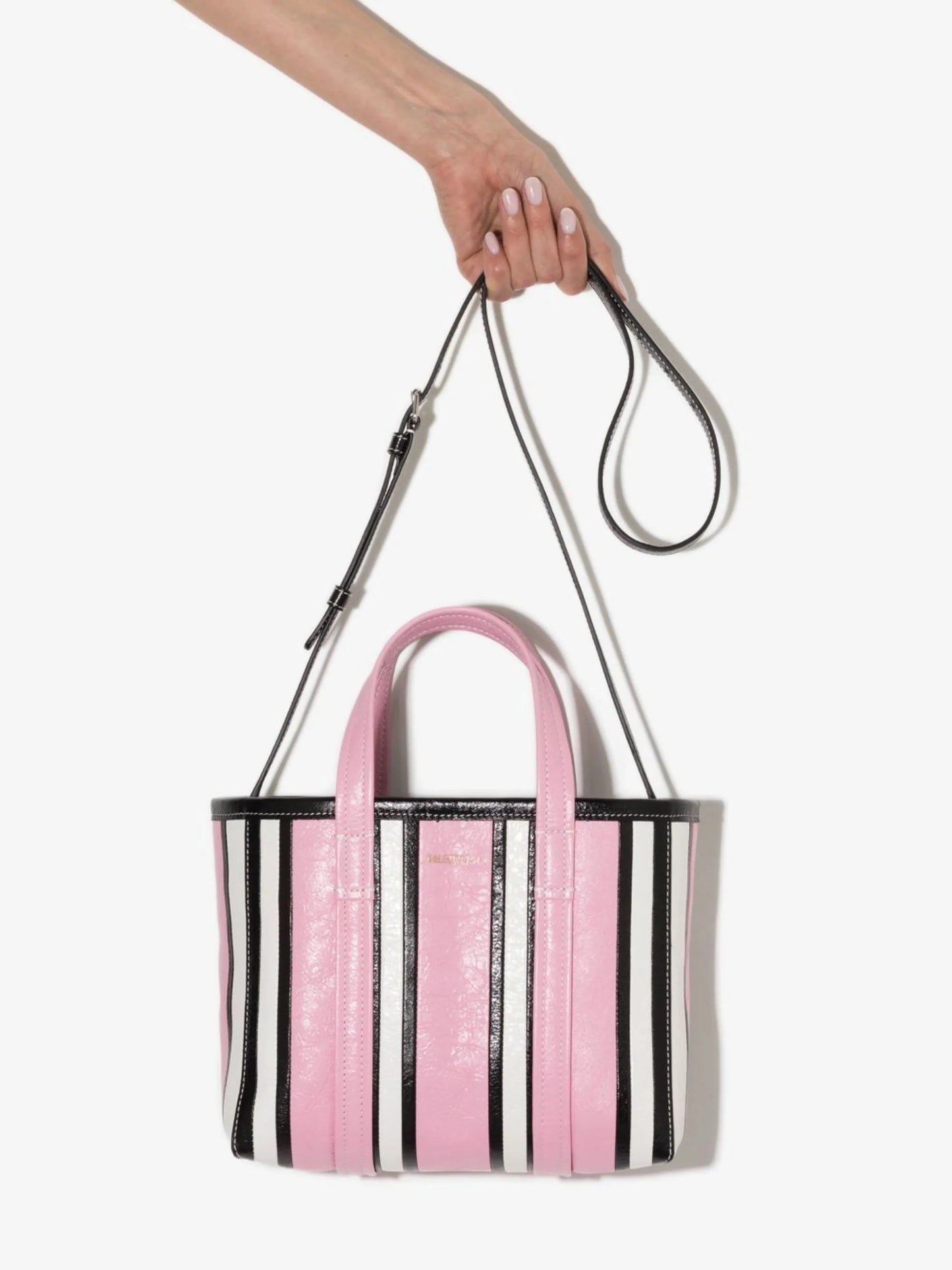 small Barbes East-West striped shopper tote