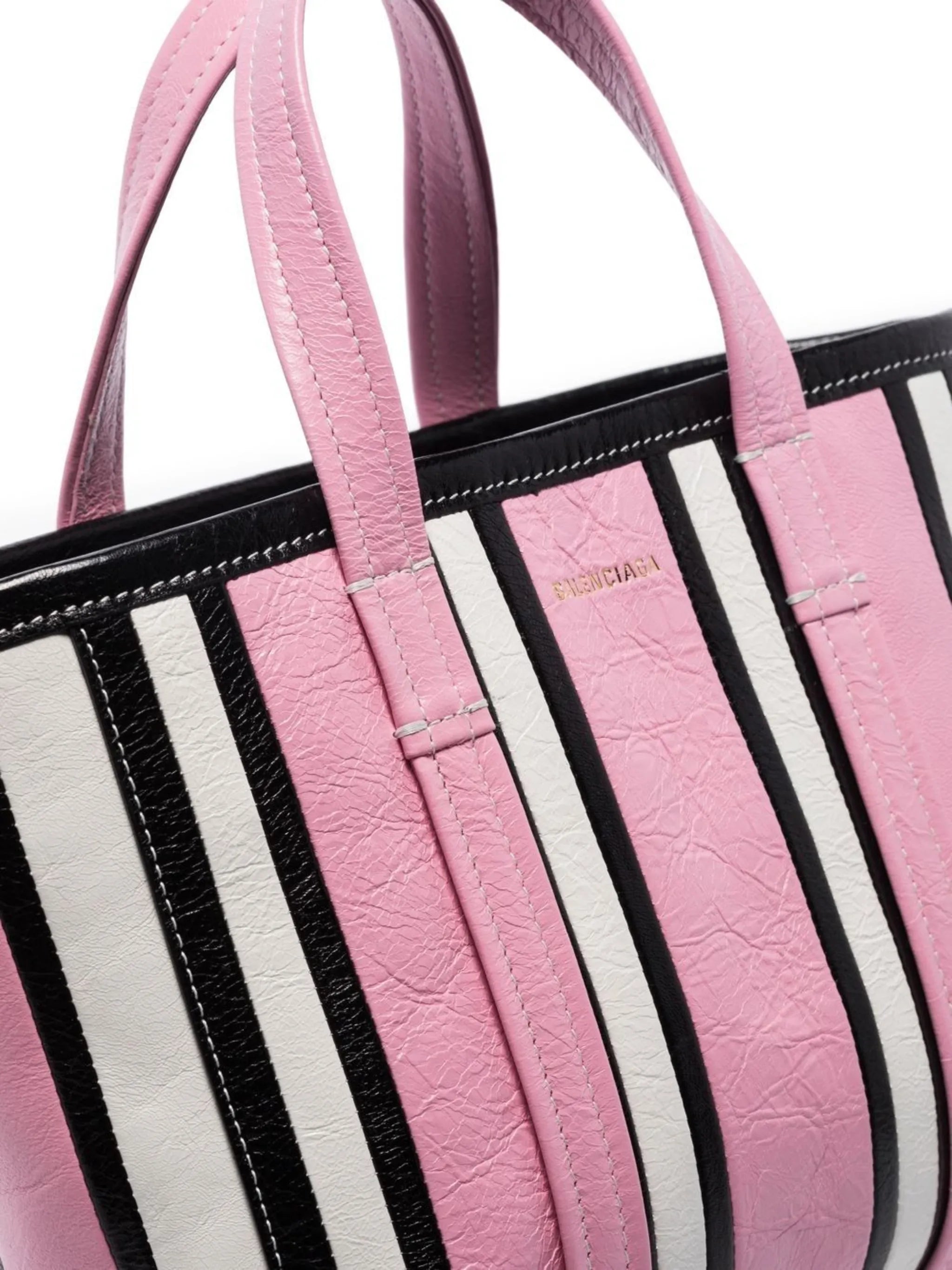 small Barbes East-West striped shopper tote