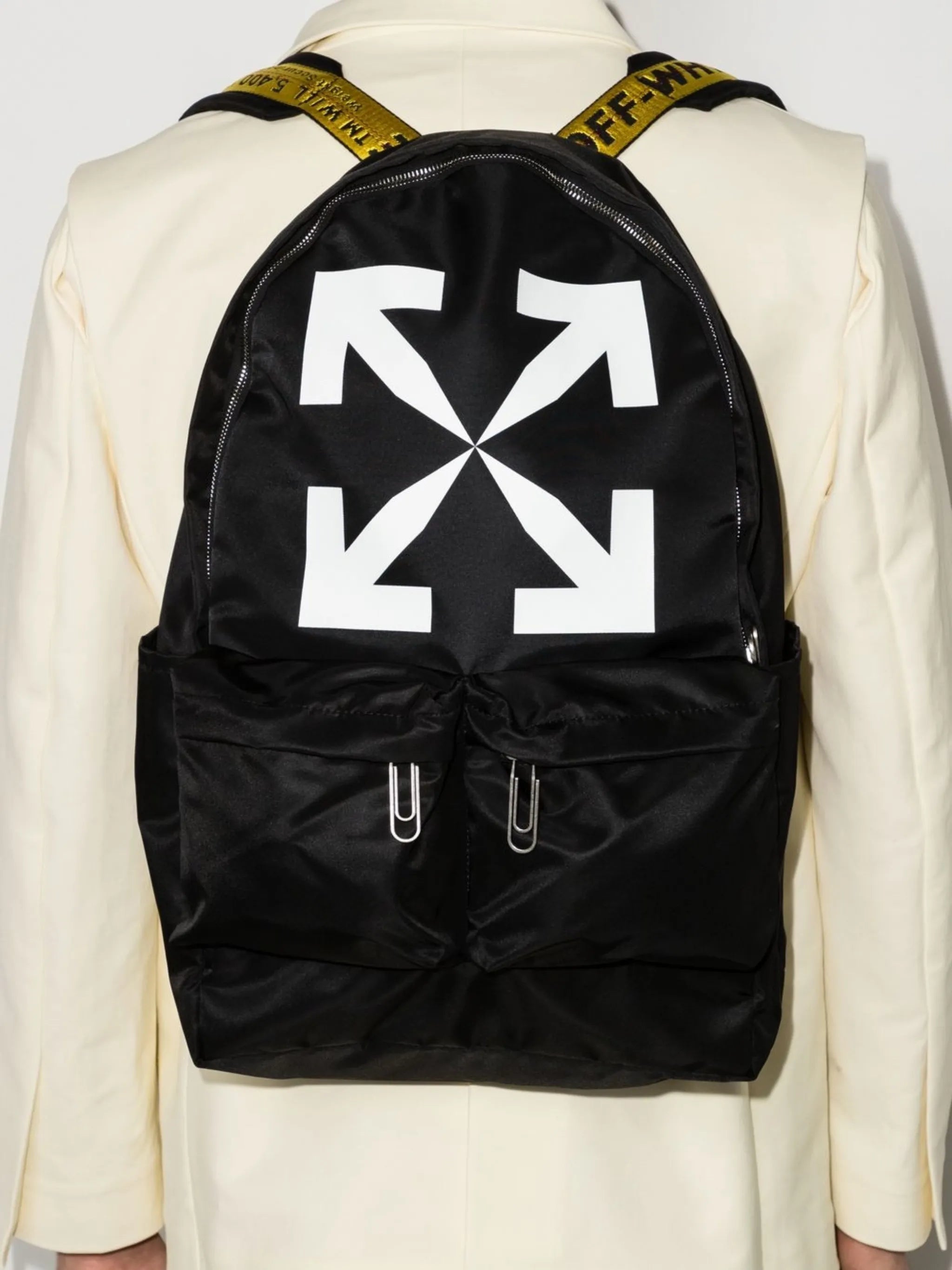 Arrow-print backpack