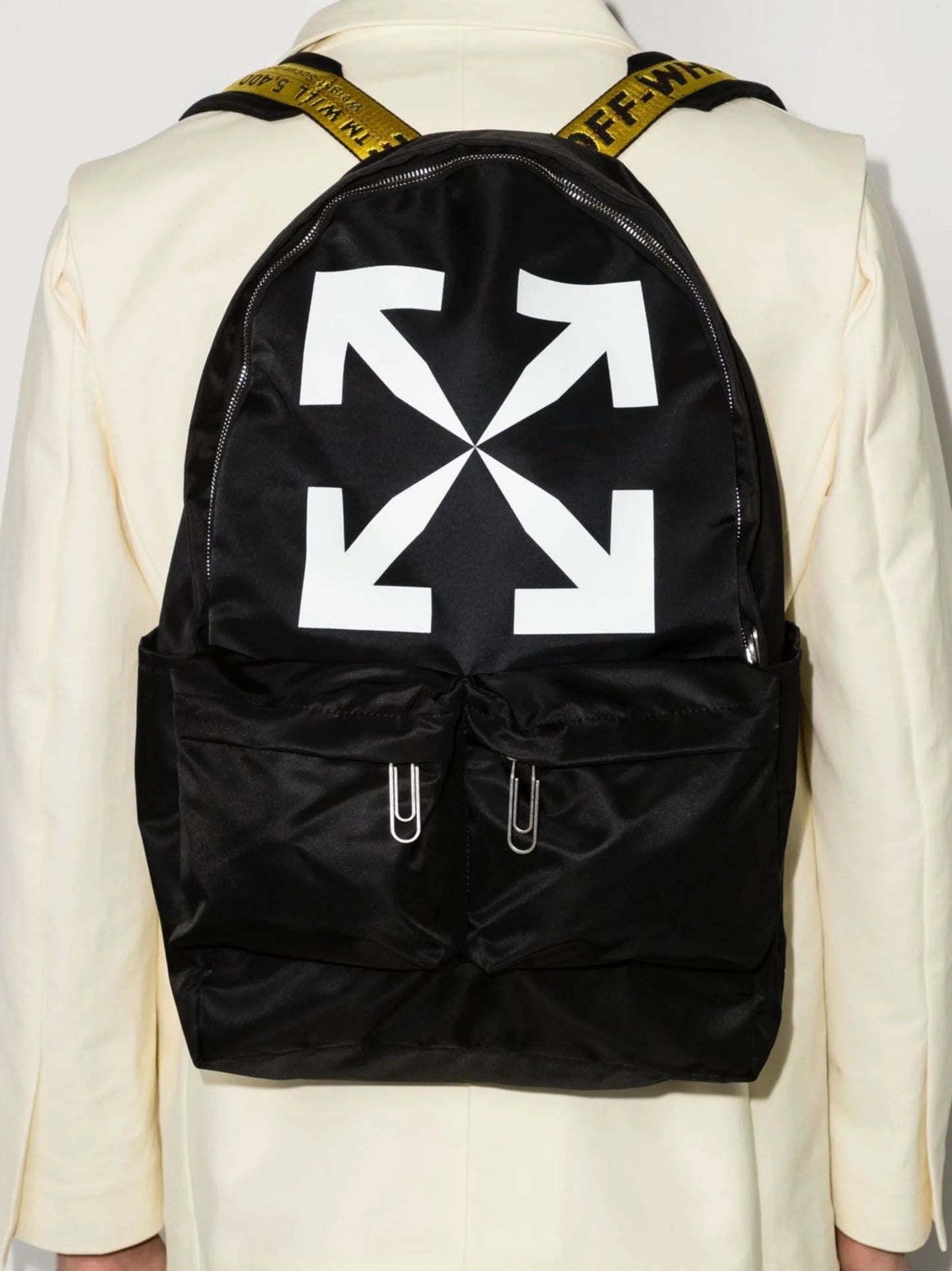 Arrow-print backpack