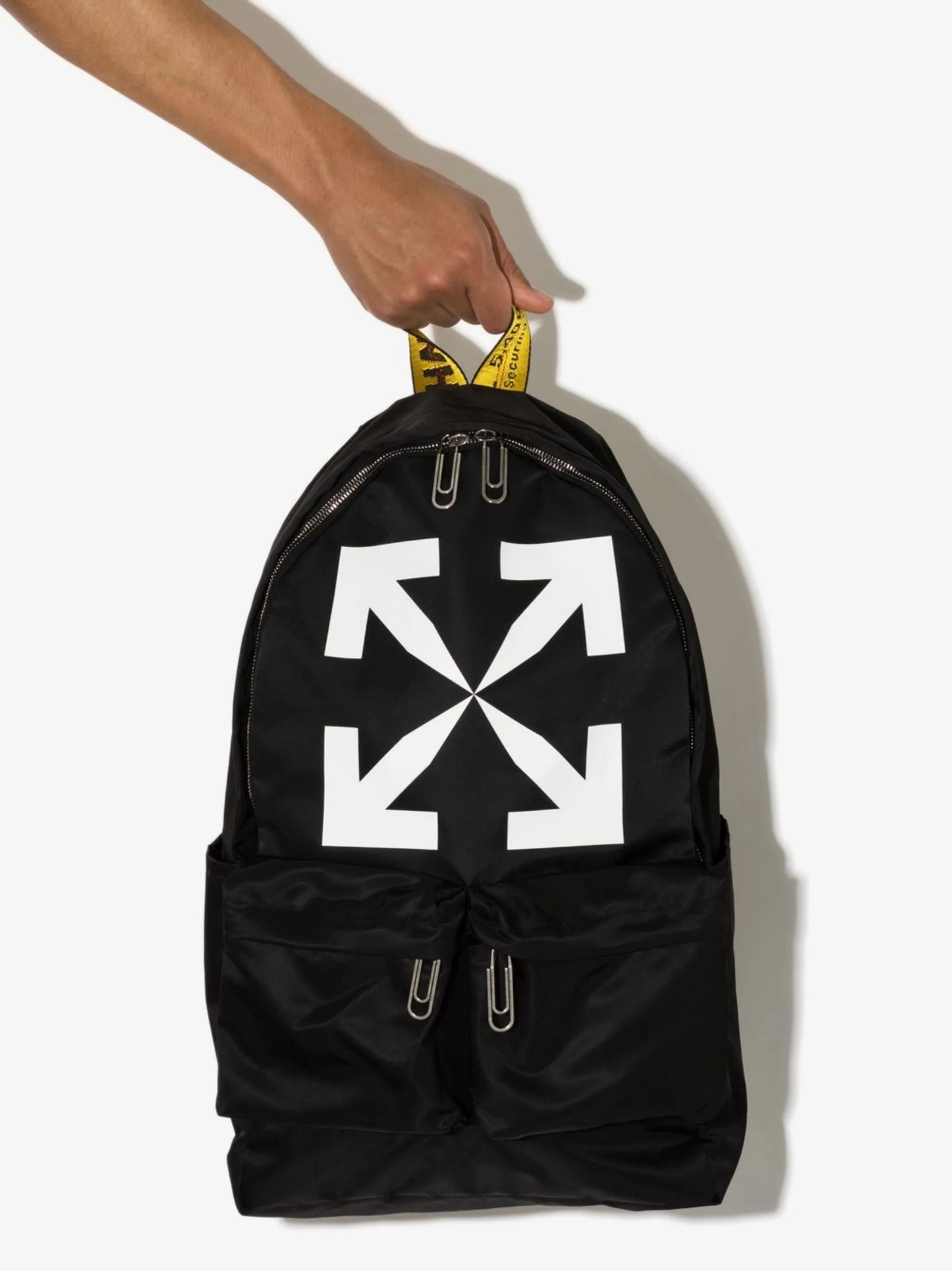 Arrow-print backpack
