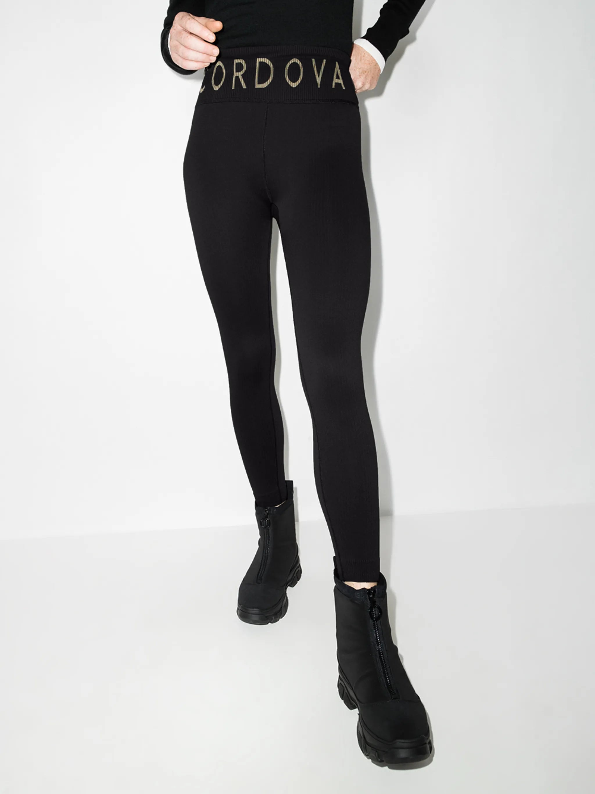 logo-waistband seamless leggings