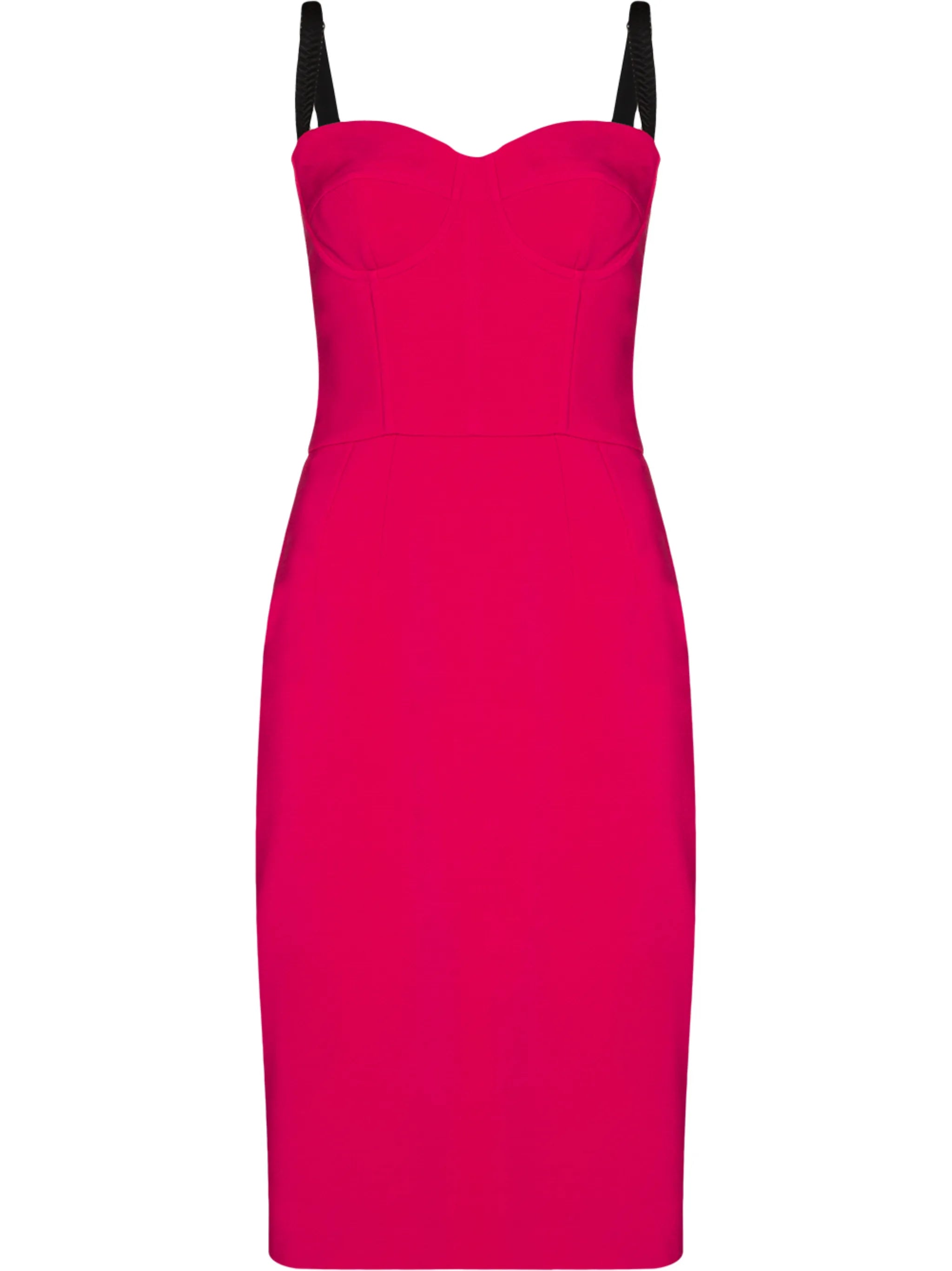 bustier-style midi dress