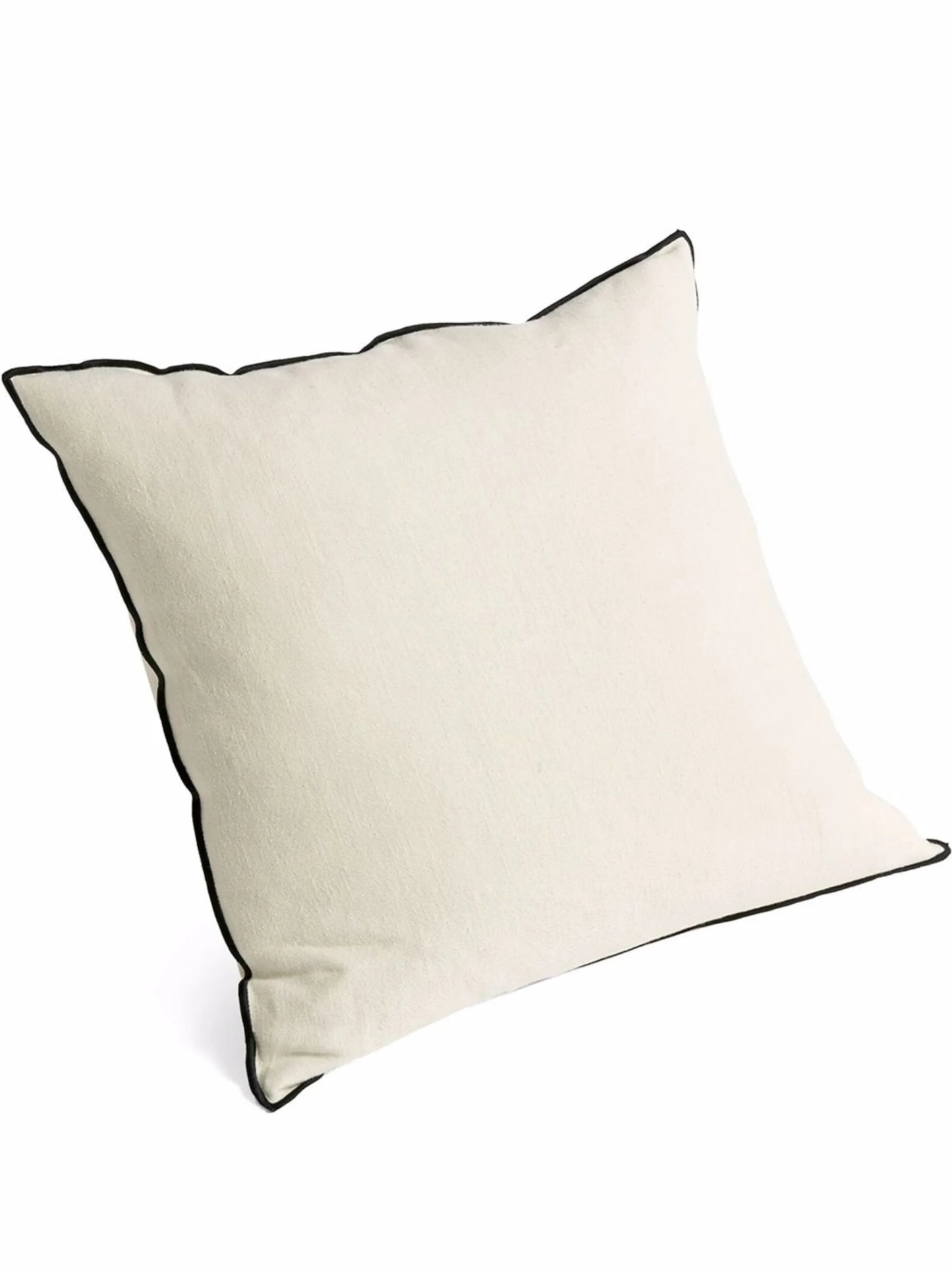 contrasting-trim cushion