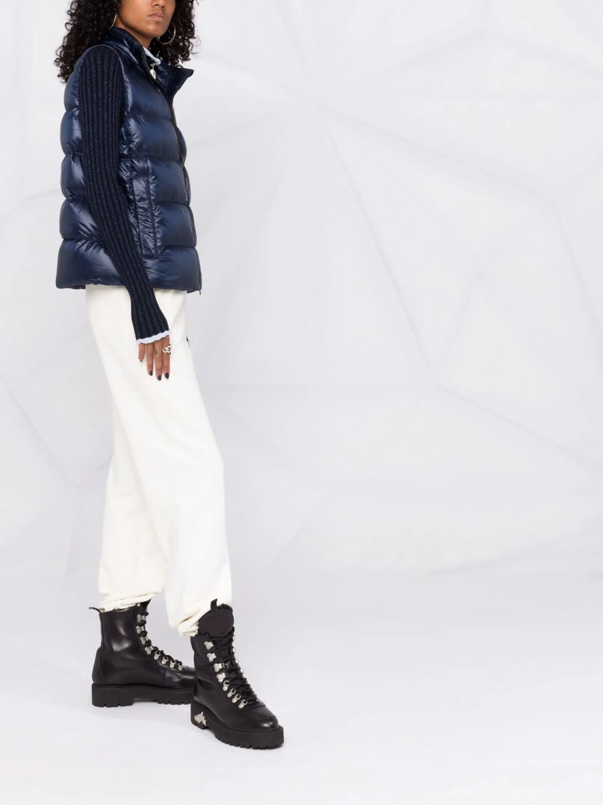 padded zip-up gilet