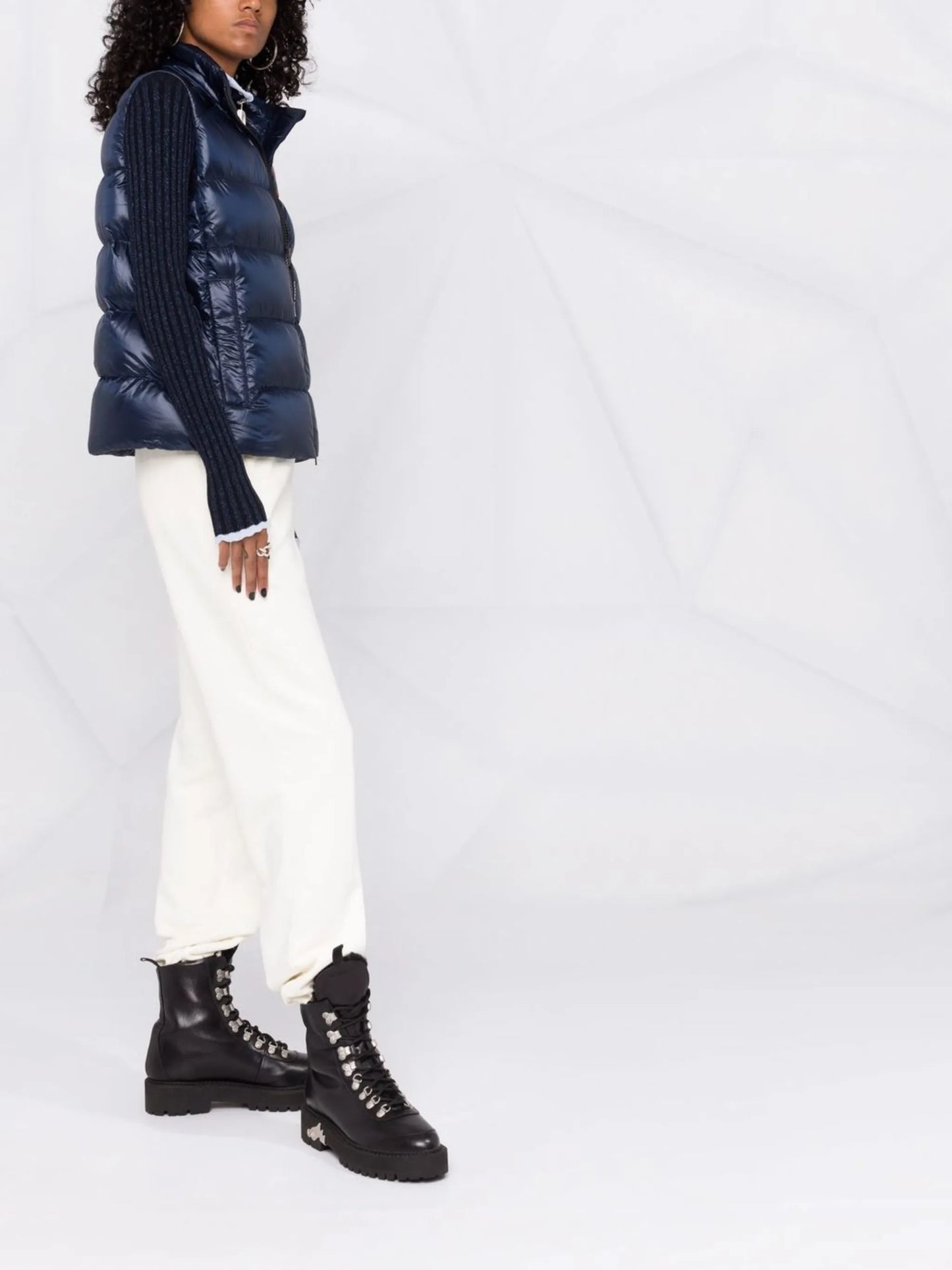 padded zip-up gilet
