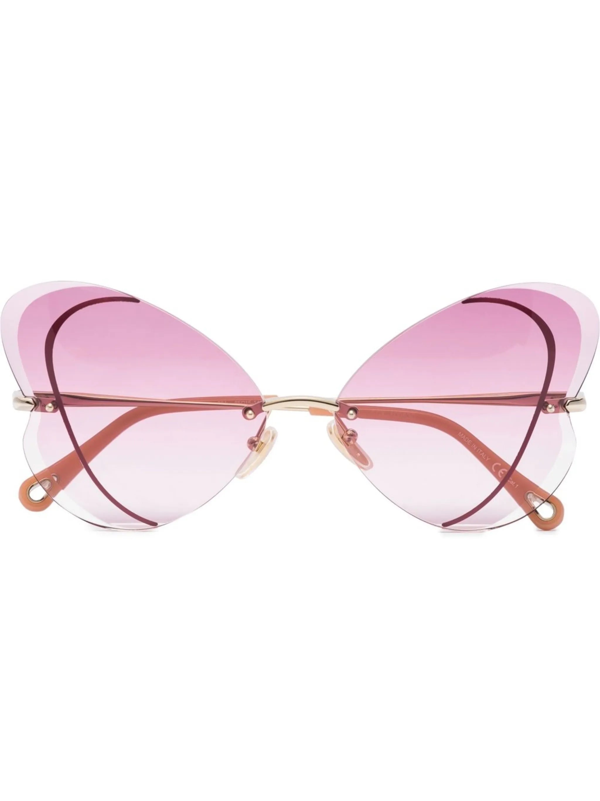 Tayla butterfly-frame sunglasses