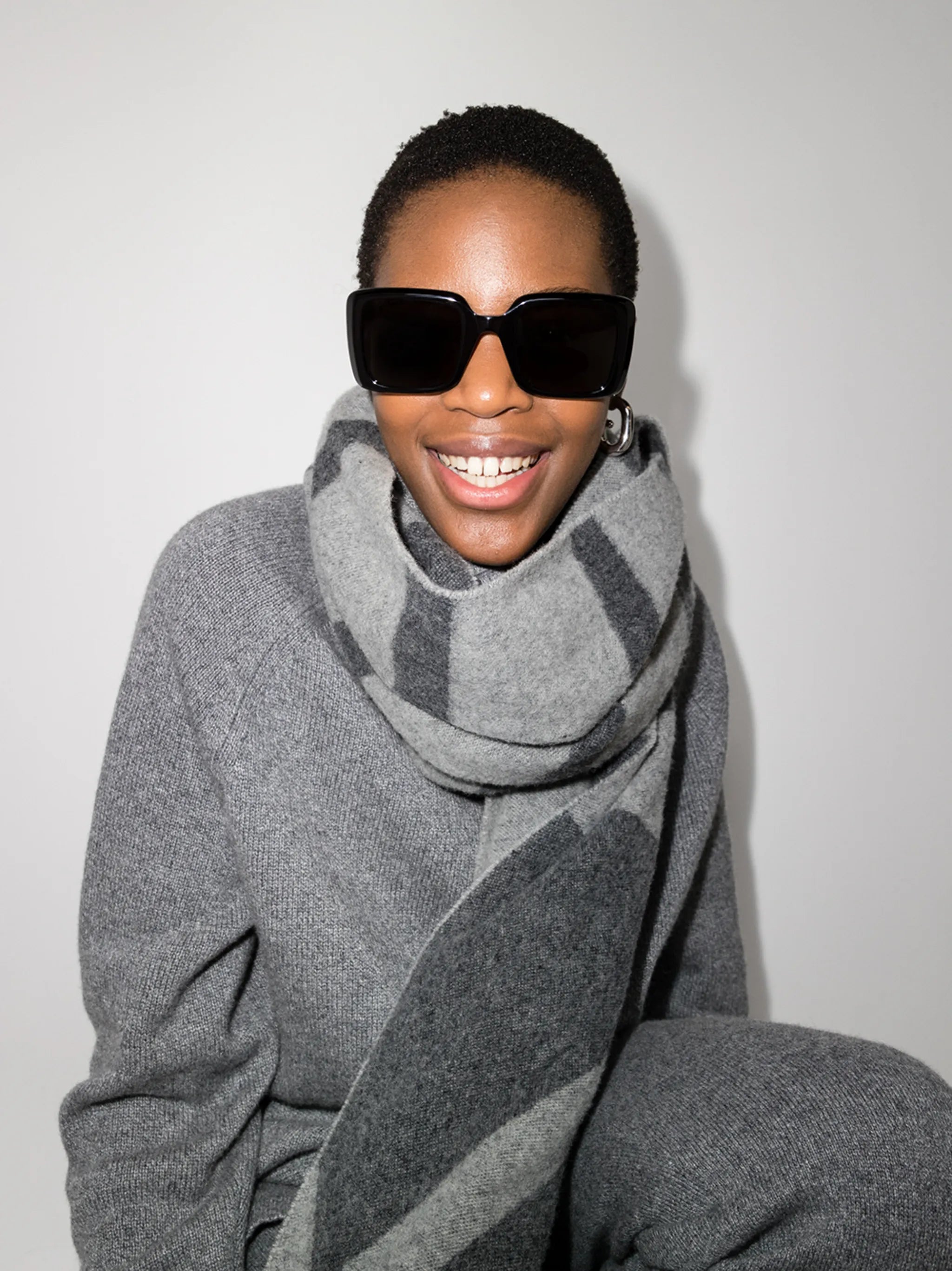SL497 oversized-frame sunglasses