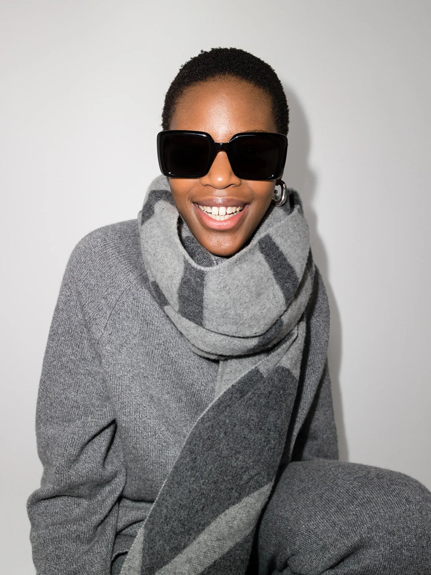 SL497 oversized-frame sunglasses