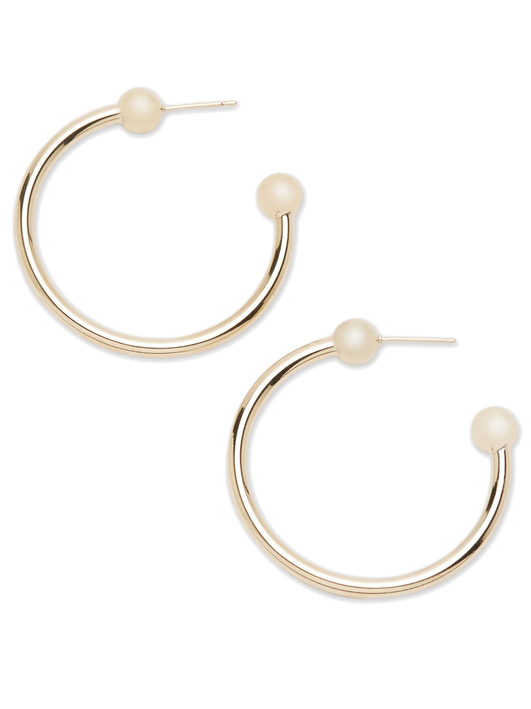 Devon large hoop earrings