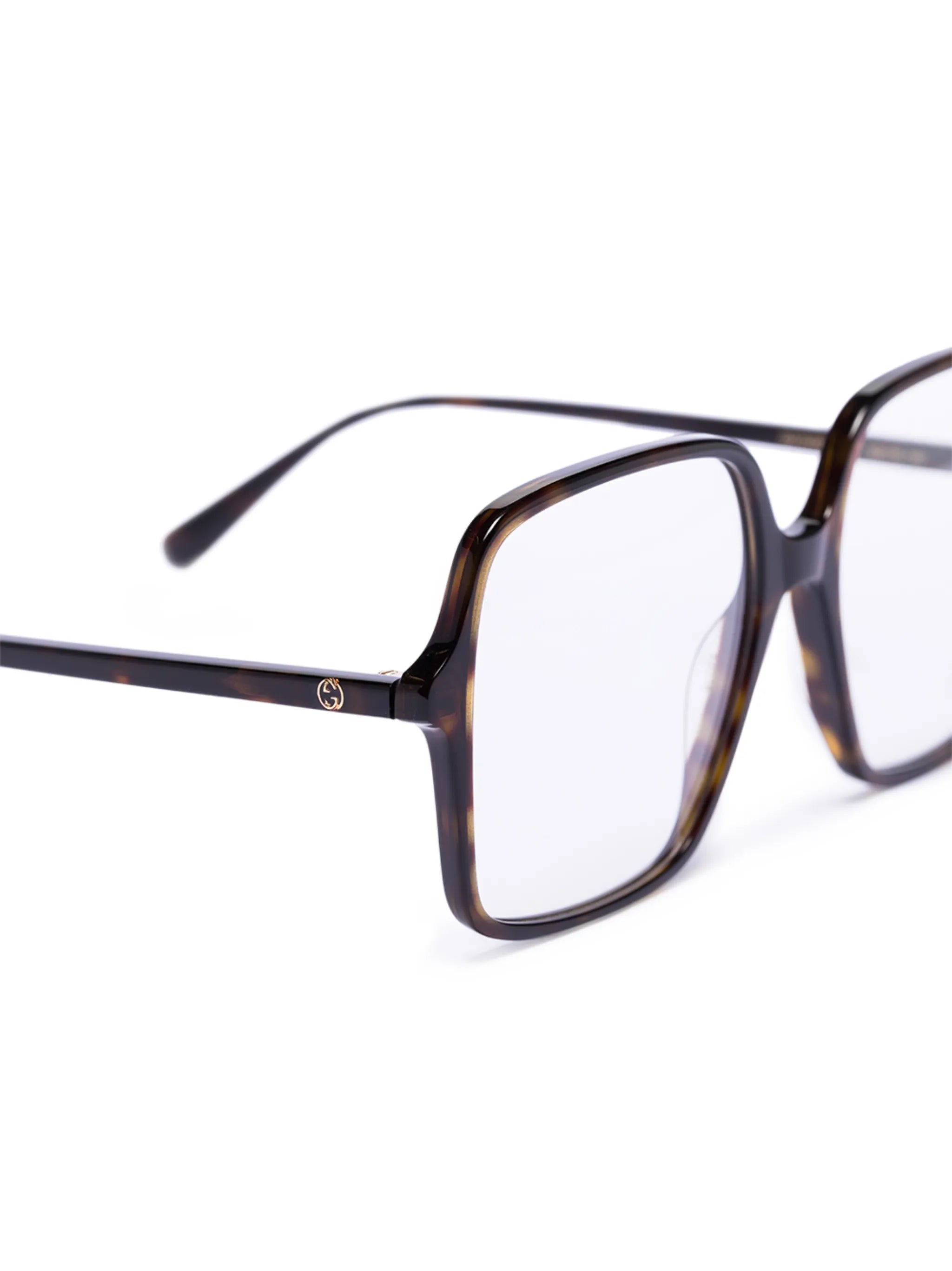 Interlocking G square-frame glasses