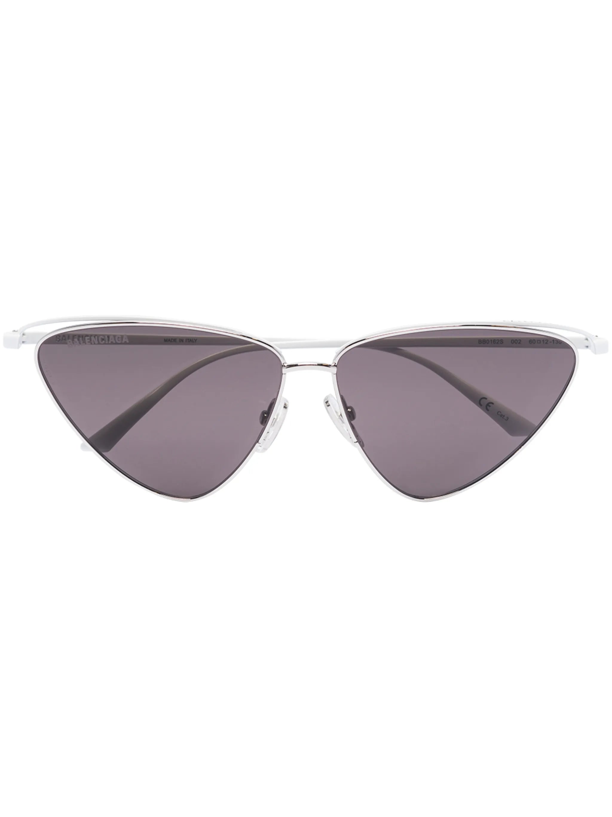 triangle-frames tinted sunglasses