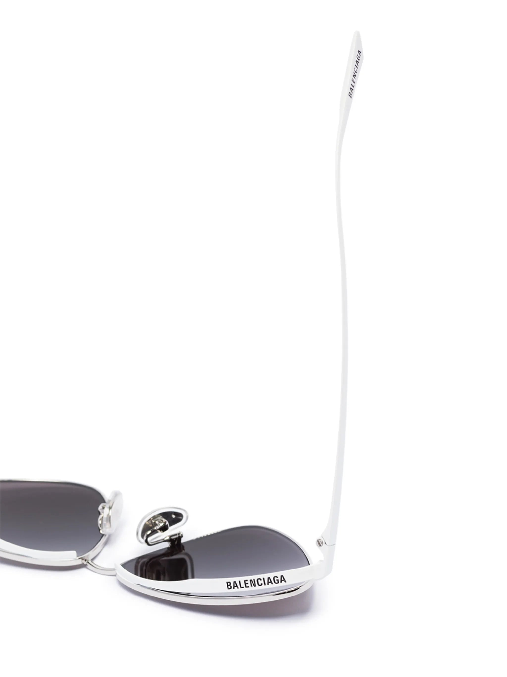 triangle-frames tinted sunglasses
