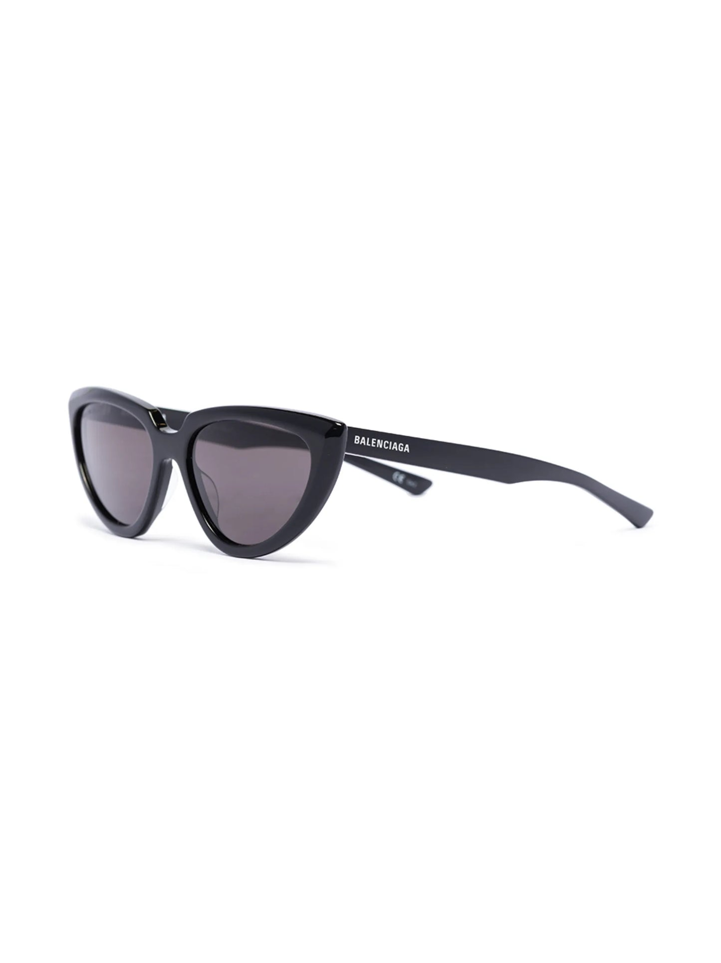 Elongated cat-eye sunglasses