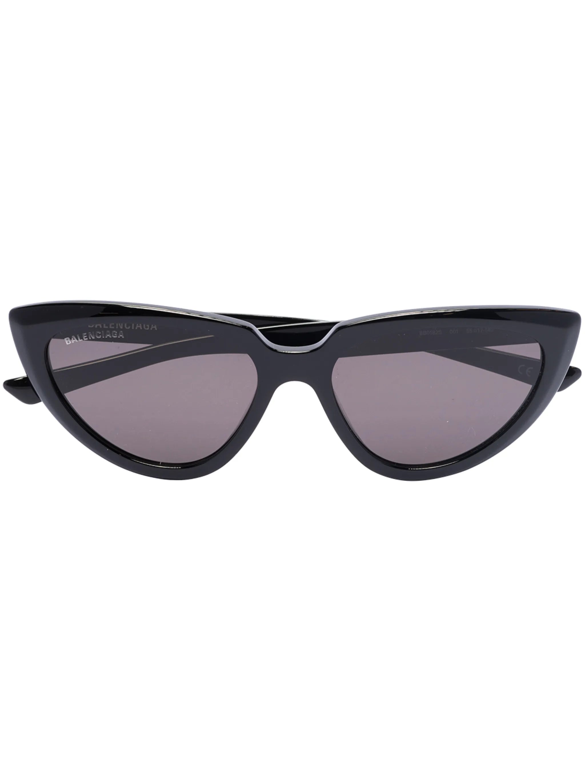 Elongated cat-eye sunglasses