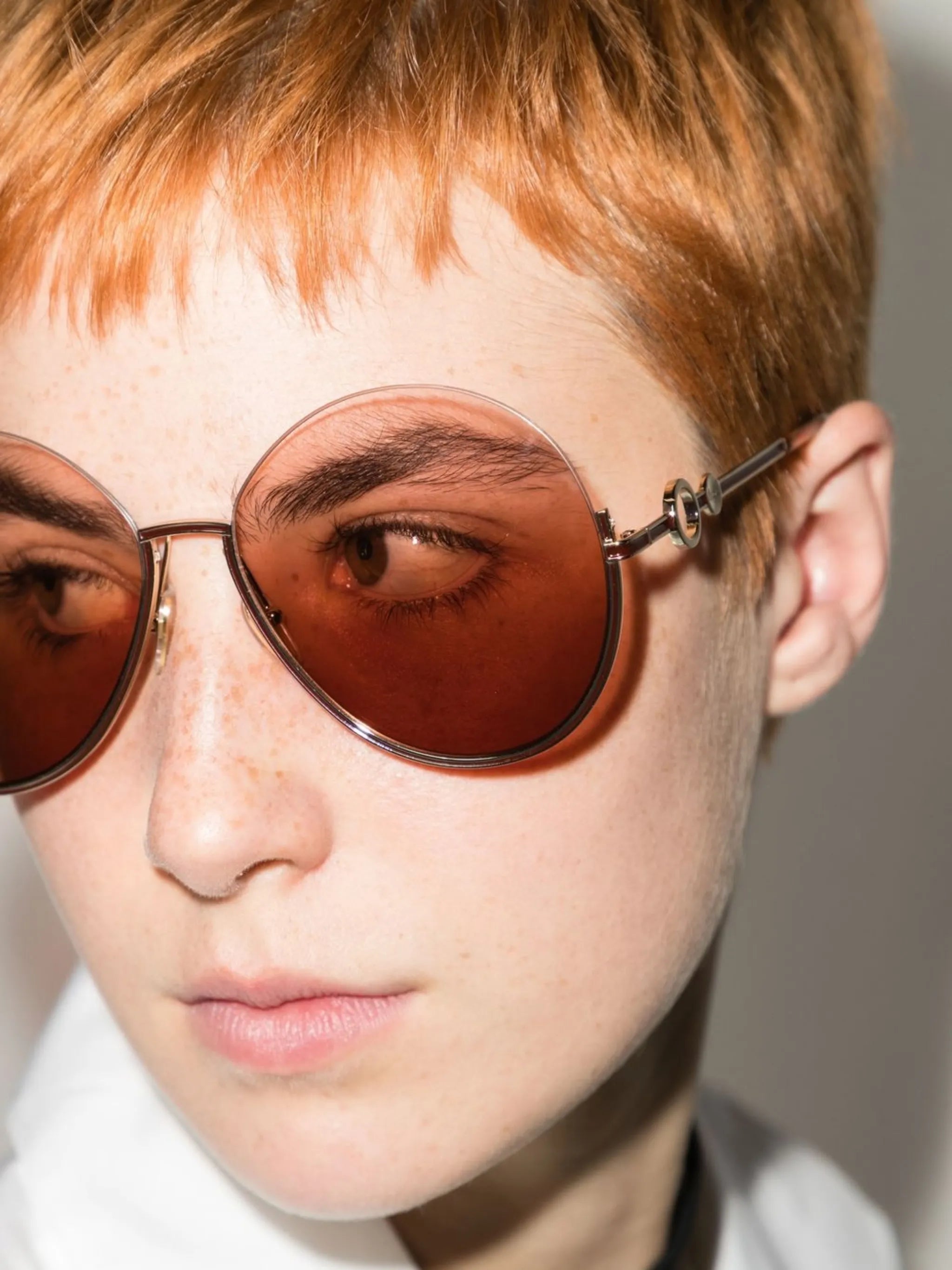 Sofya round-frame sunglasses