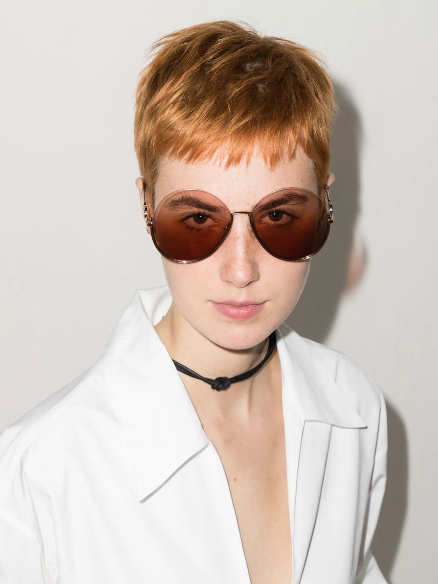 Sofya round-frame sunglasses