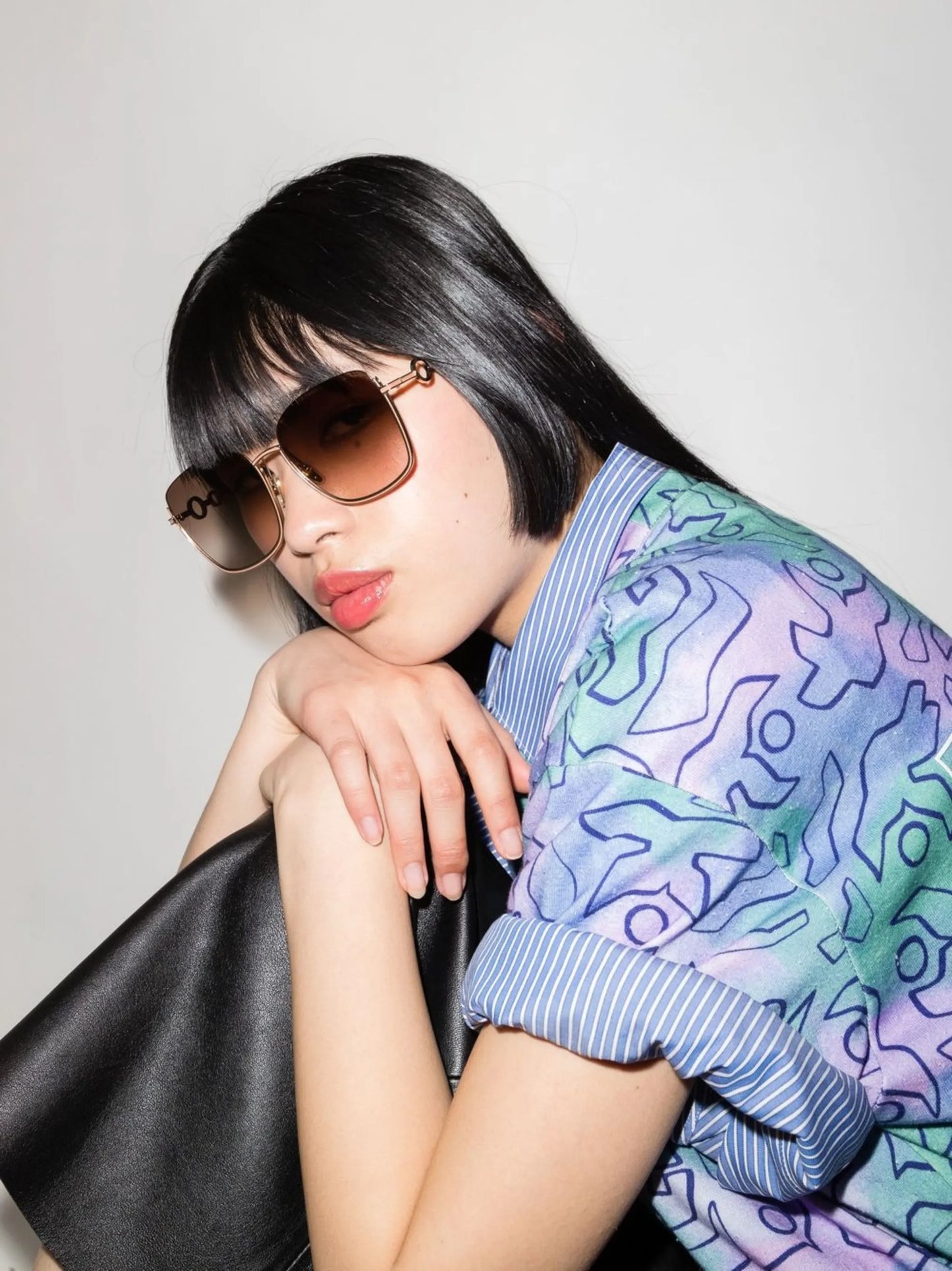 Sofya square-frame sunglasses