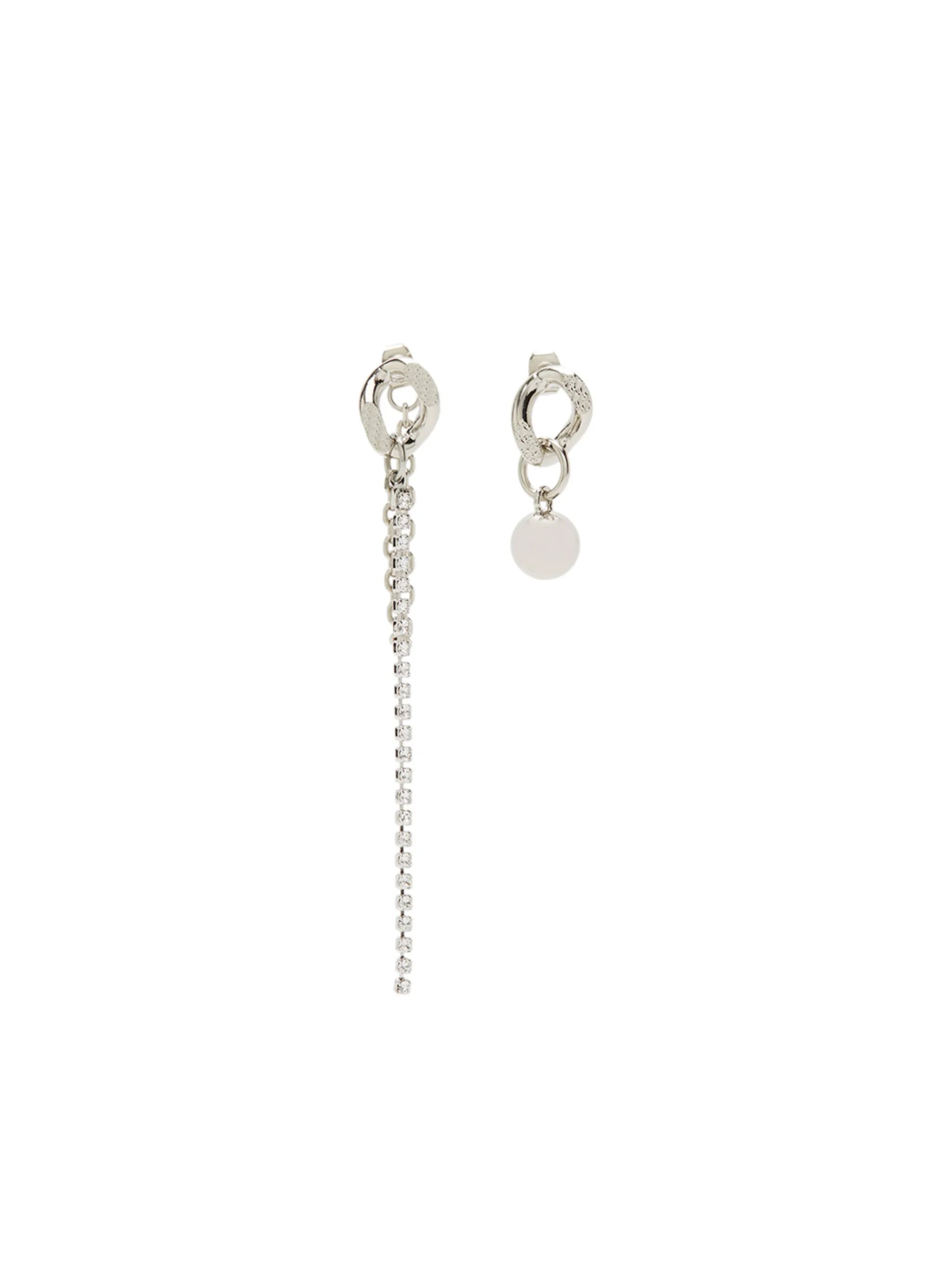 Betty asymmetric drop earrings