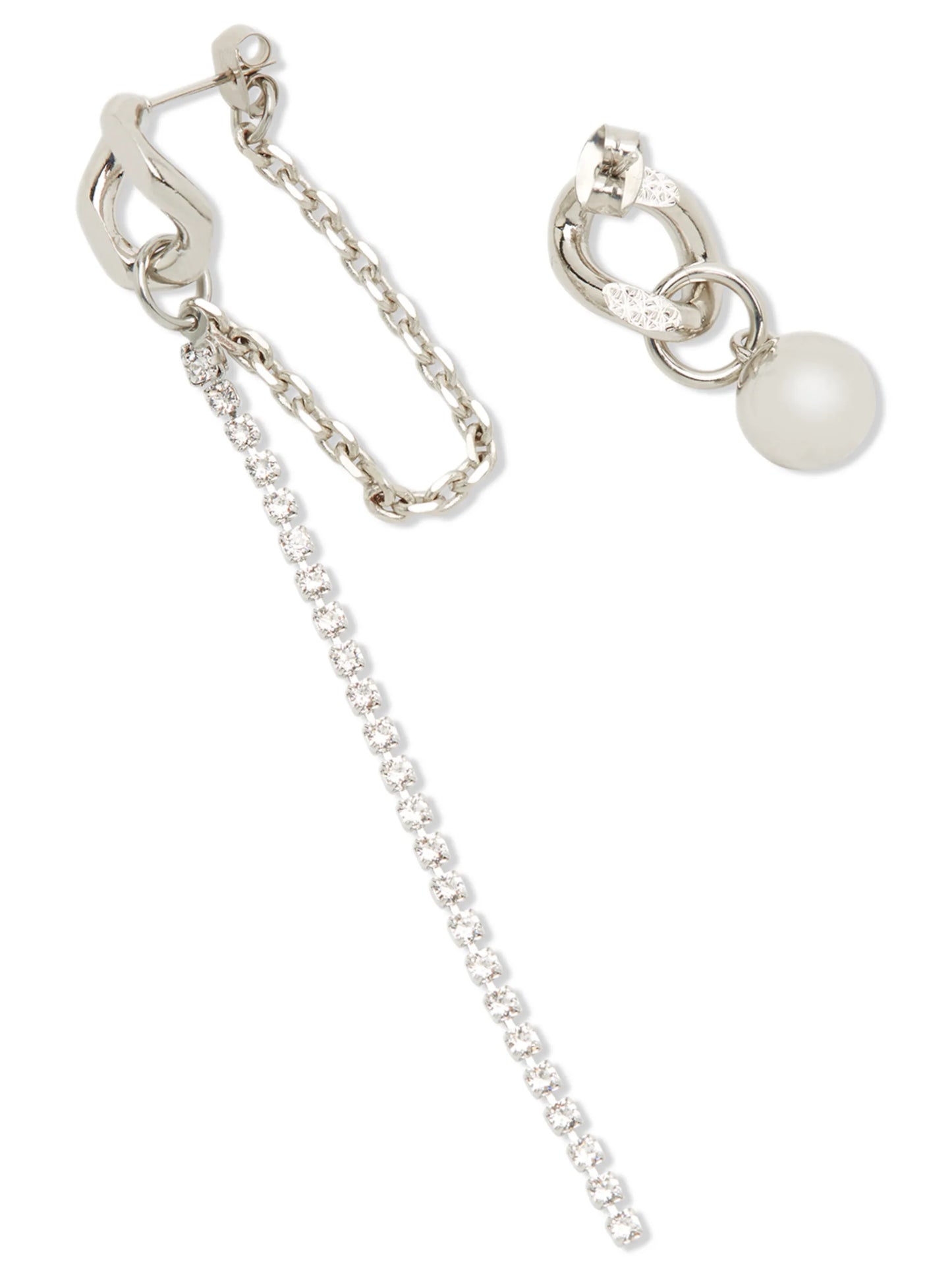 Betty asymmetric drop earrings