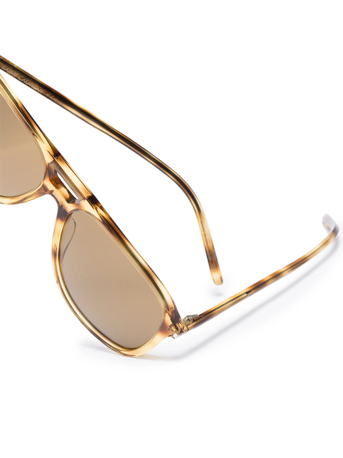 tortoiseshell pilot-frame sunglasses