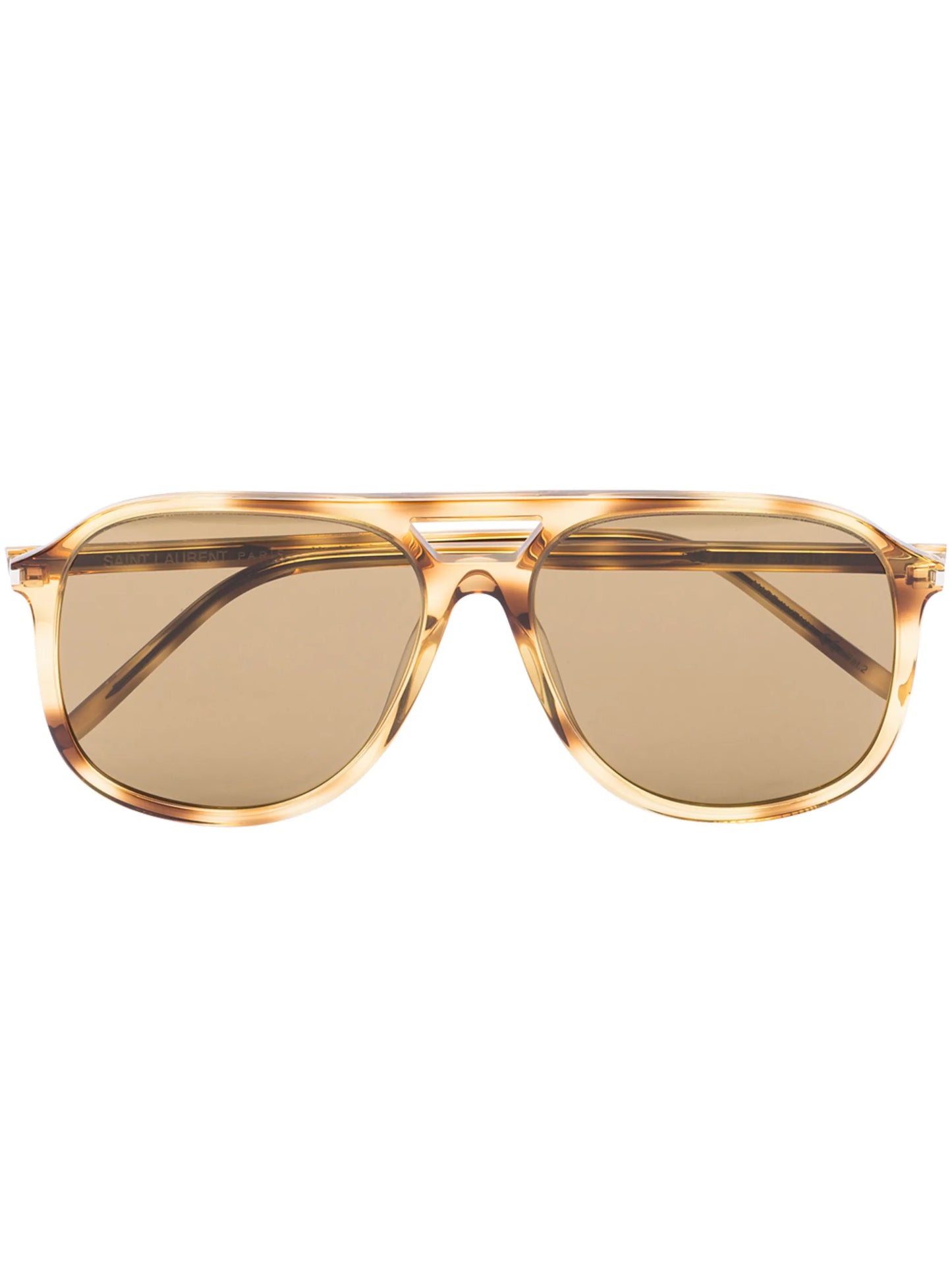 tortoiseshell pilot-frame sunglasses