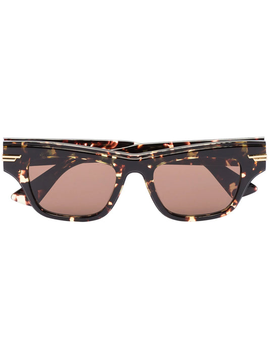 Mitre square-frame sunglasses