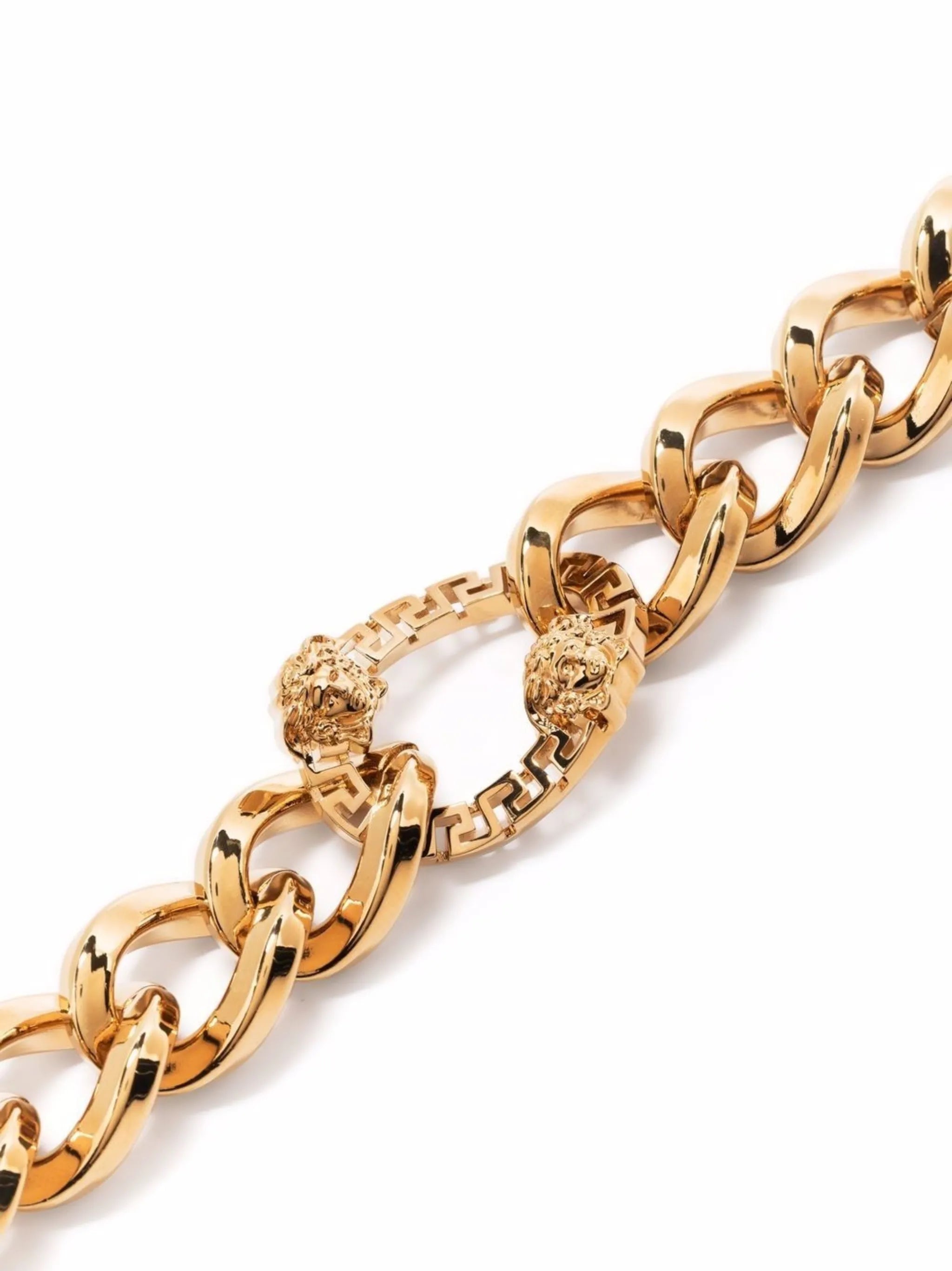 Greca chain-link bracelet