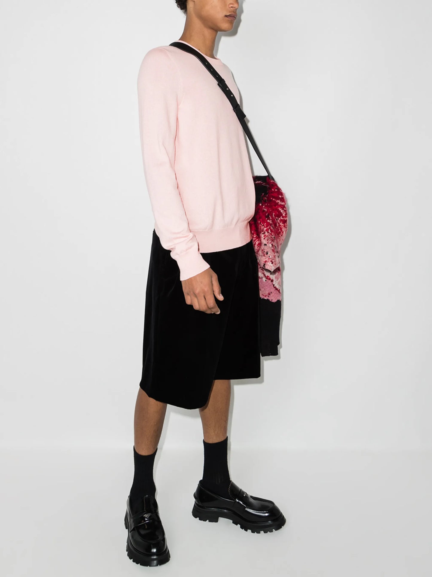 crew-neck cashmere jumper