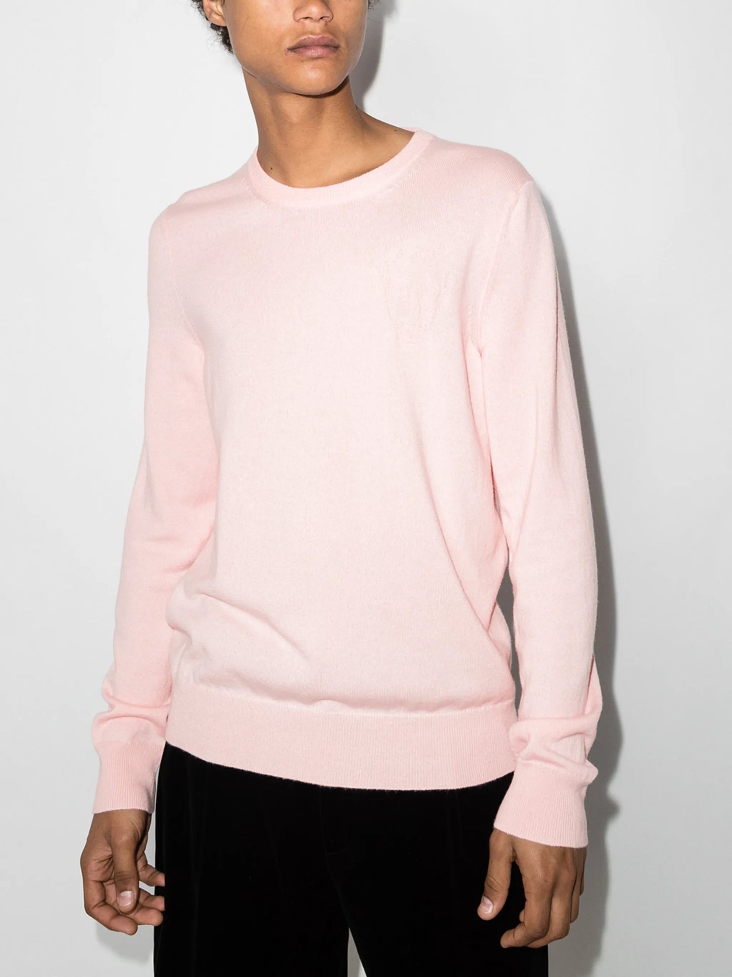 crew-neck cashmere jumper