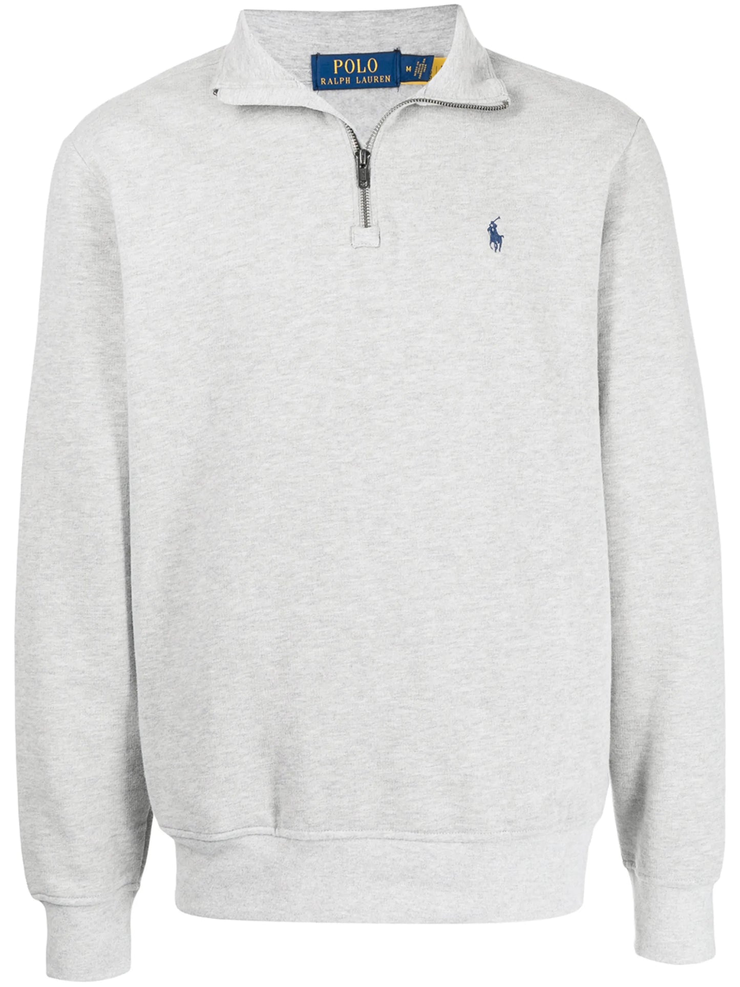 Pony logo half-zip sweatshirt