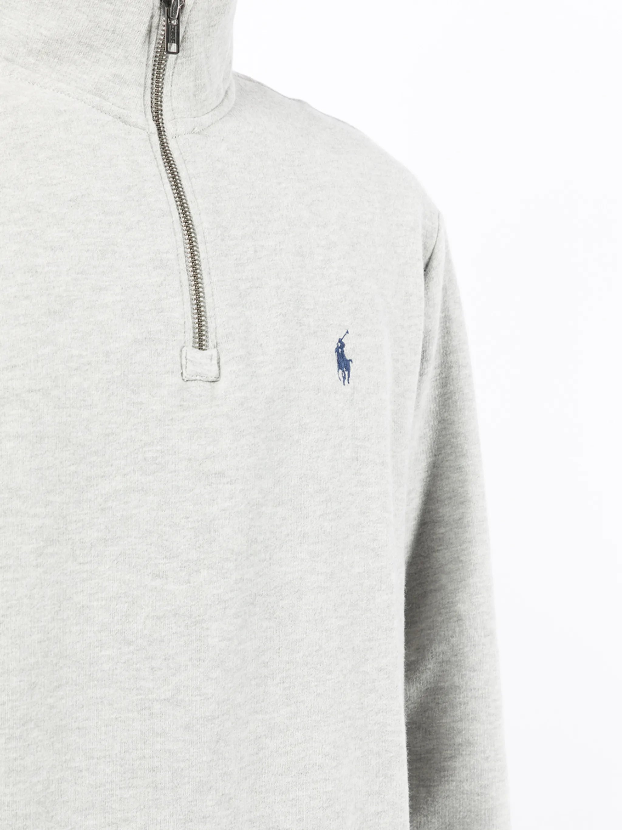 Pony logo half-zip sweatshirt