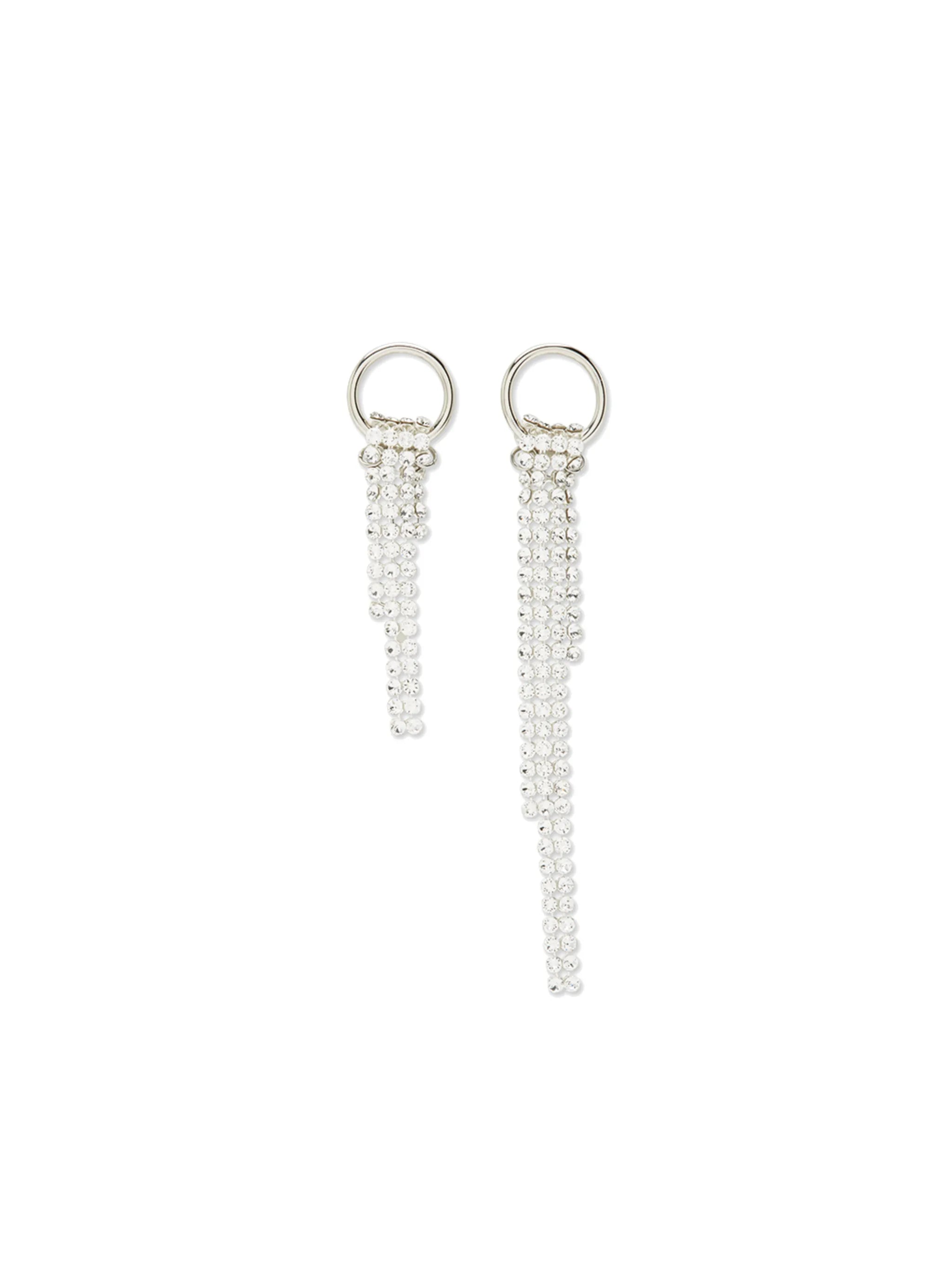 Shanon asymmetric drop earrings