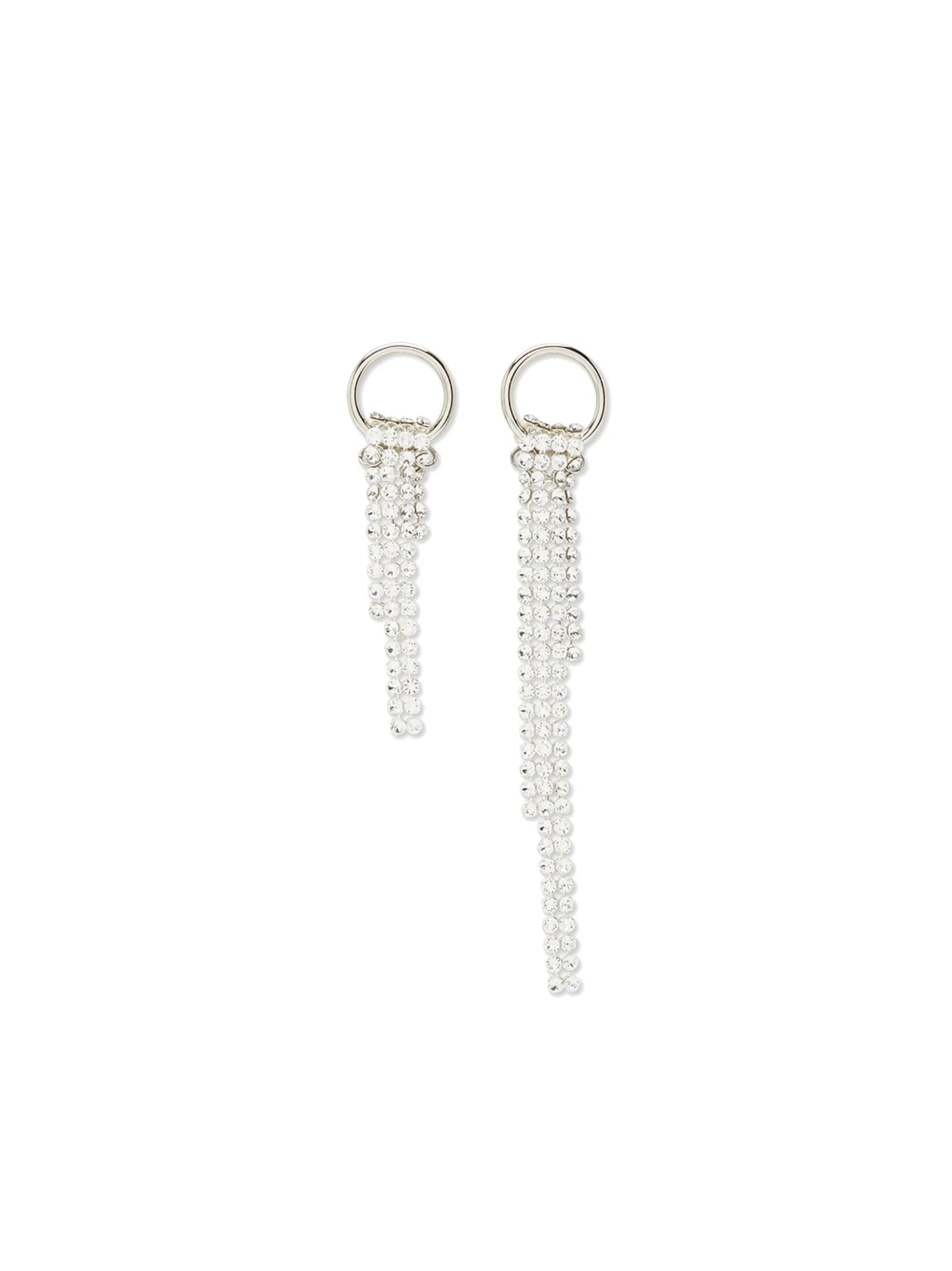 Shanon asymmetric drop earrings