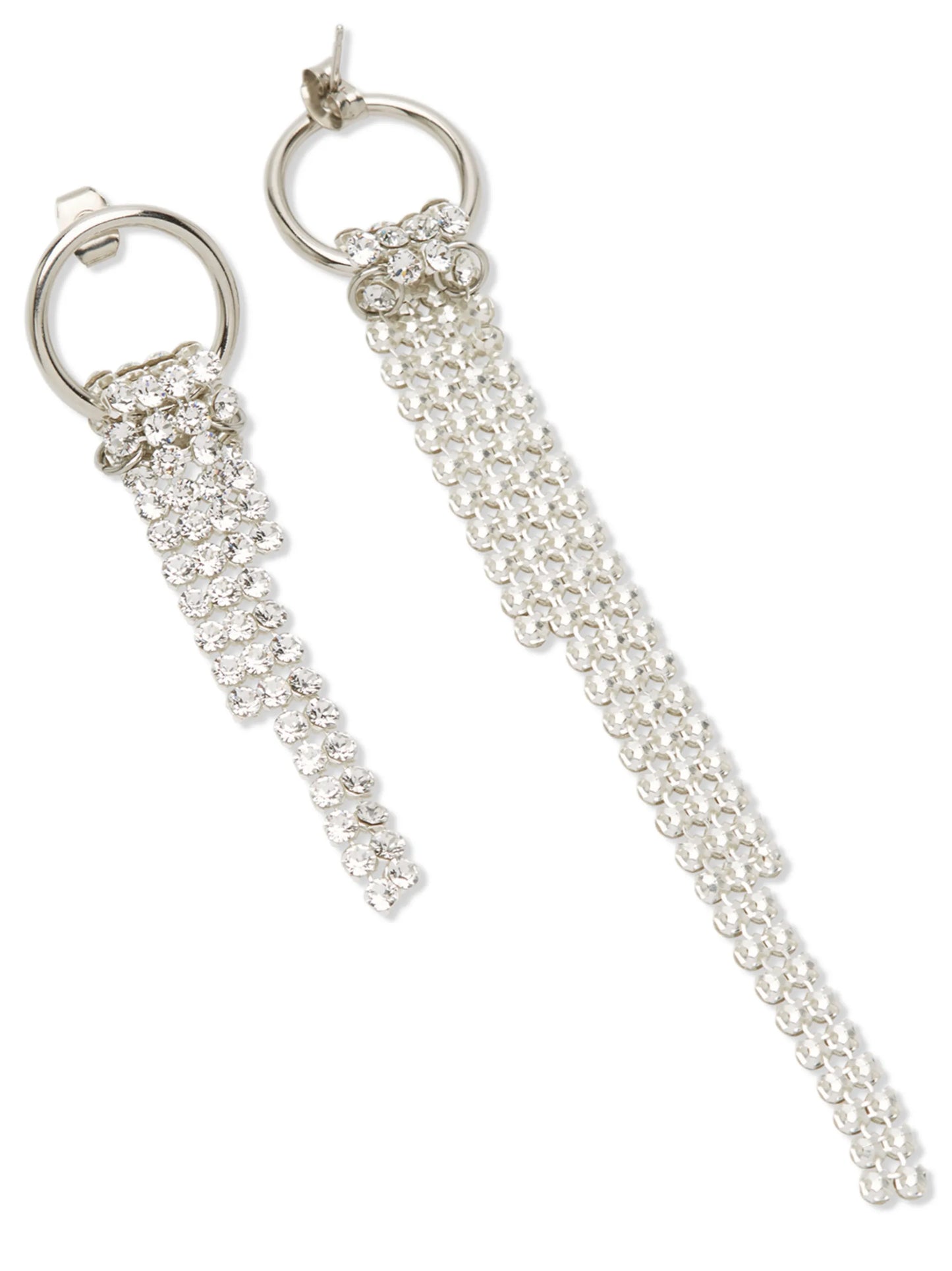 Shanon asymmetric drop earrings