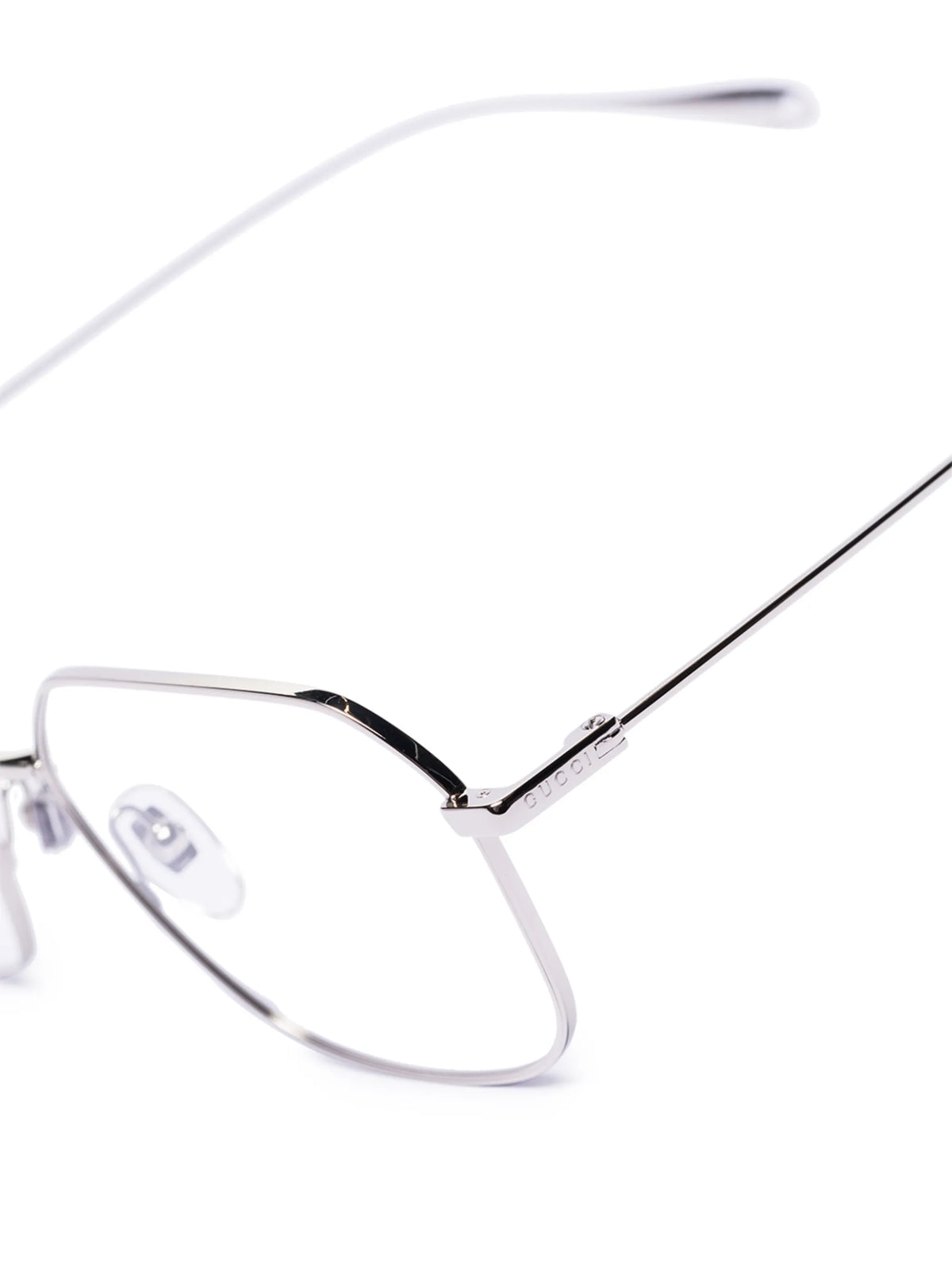 rectangular-frame metal glasses