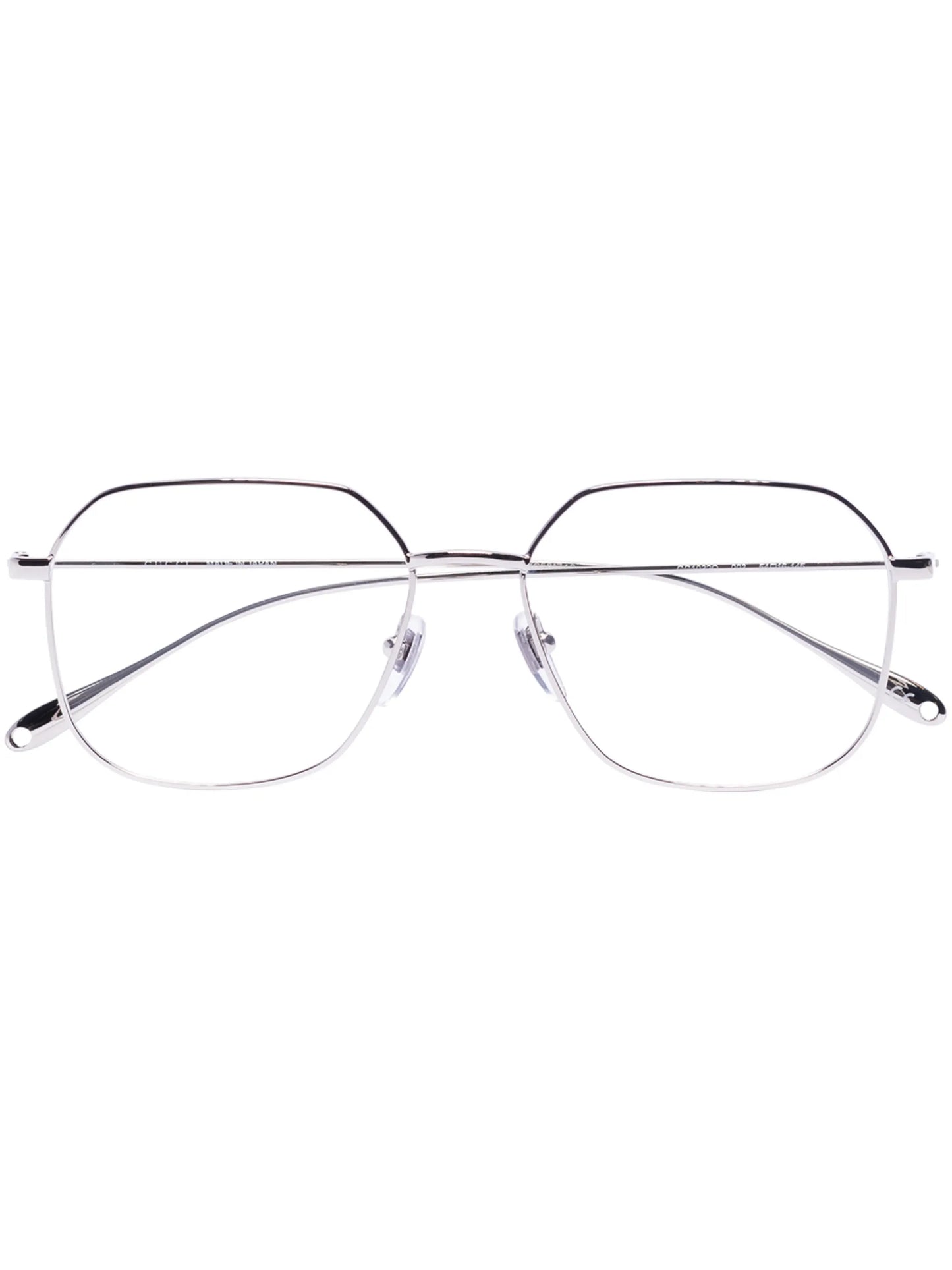 rectangular-frame metal glasses