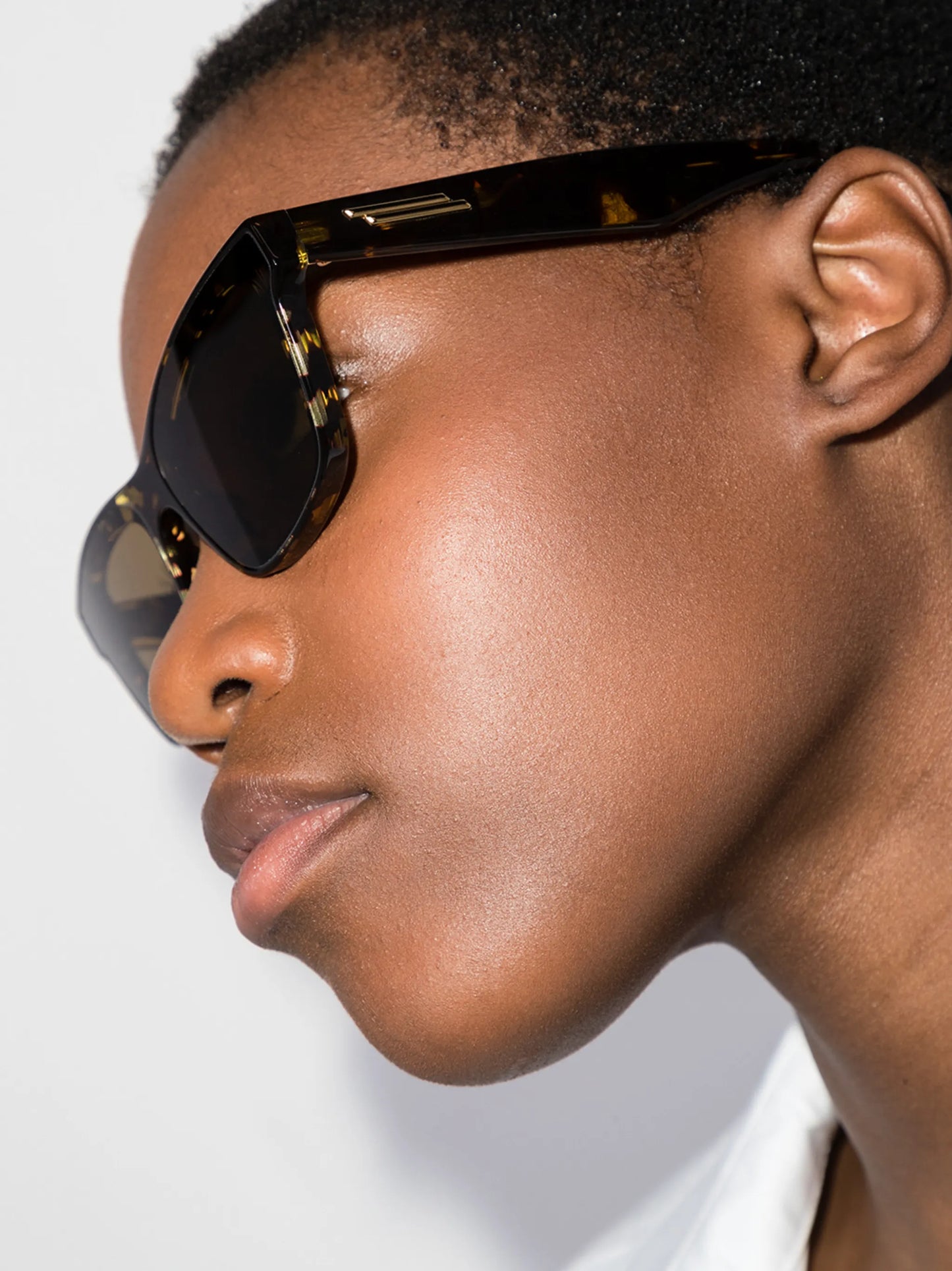 Mitre square-frame sunglasses