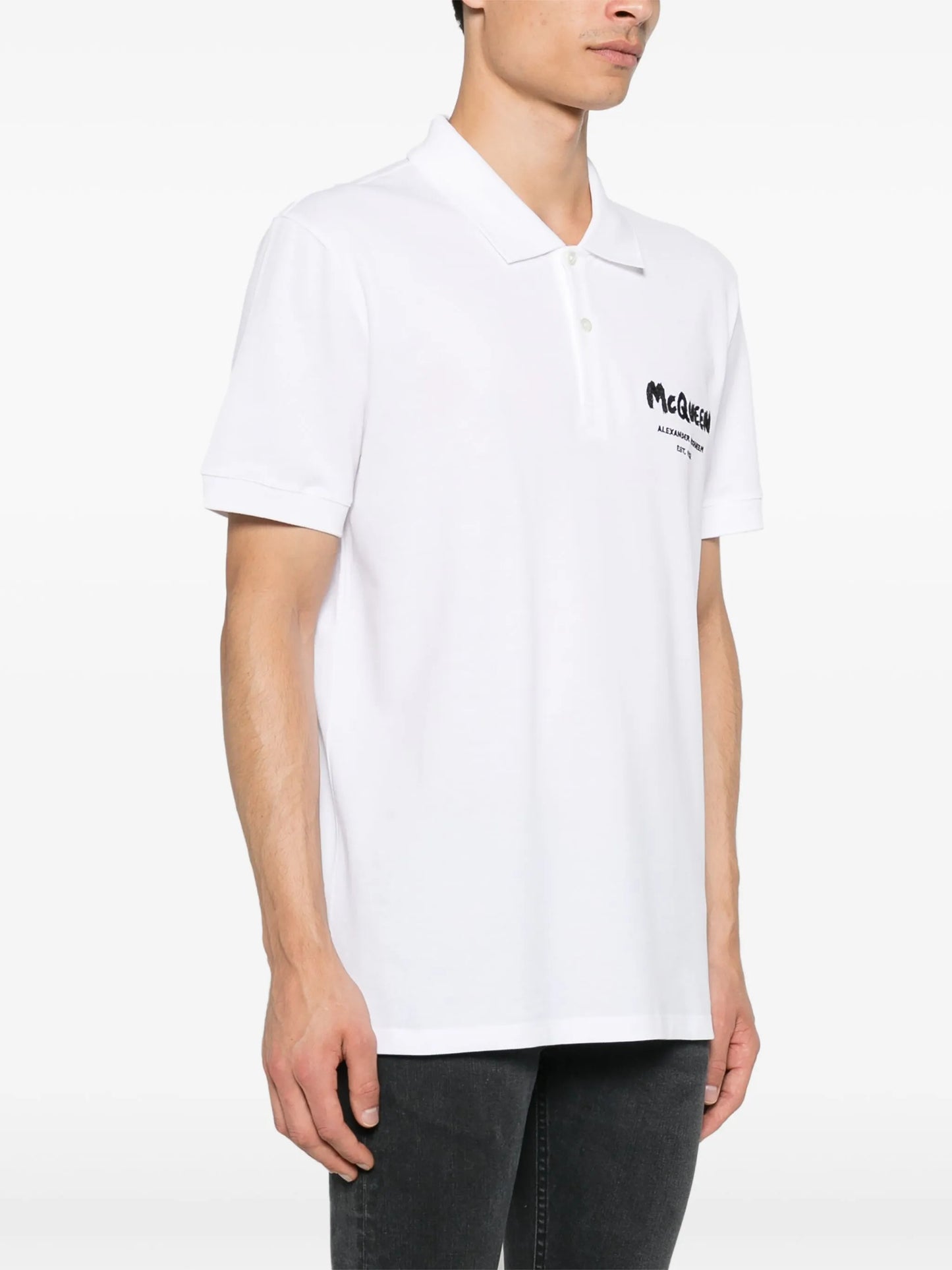 logo-embroidered polo shirt