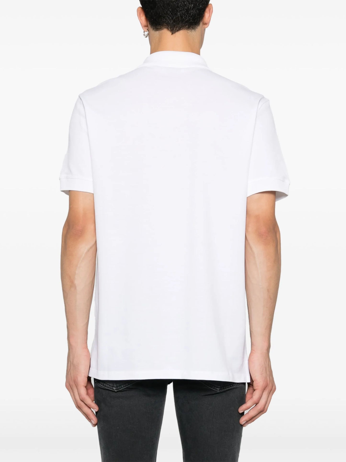 logo-embroidered polo shirt