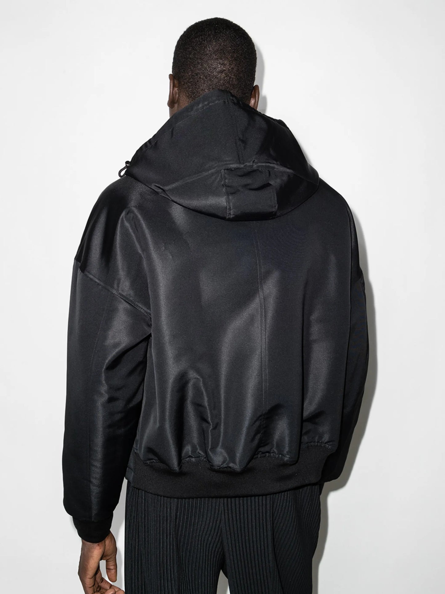 logo-embroidered windbreaker