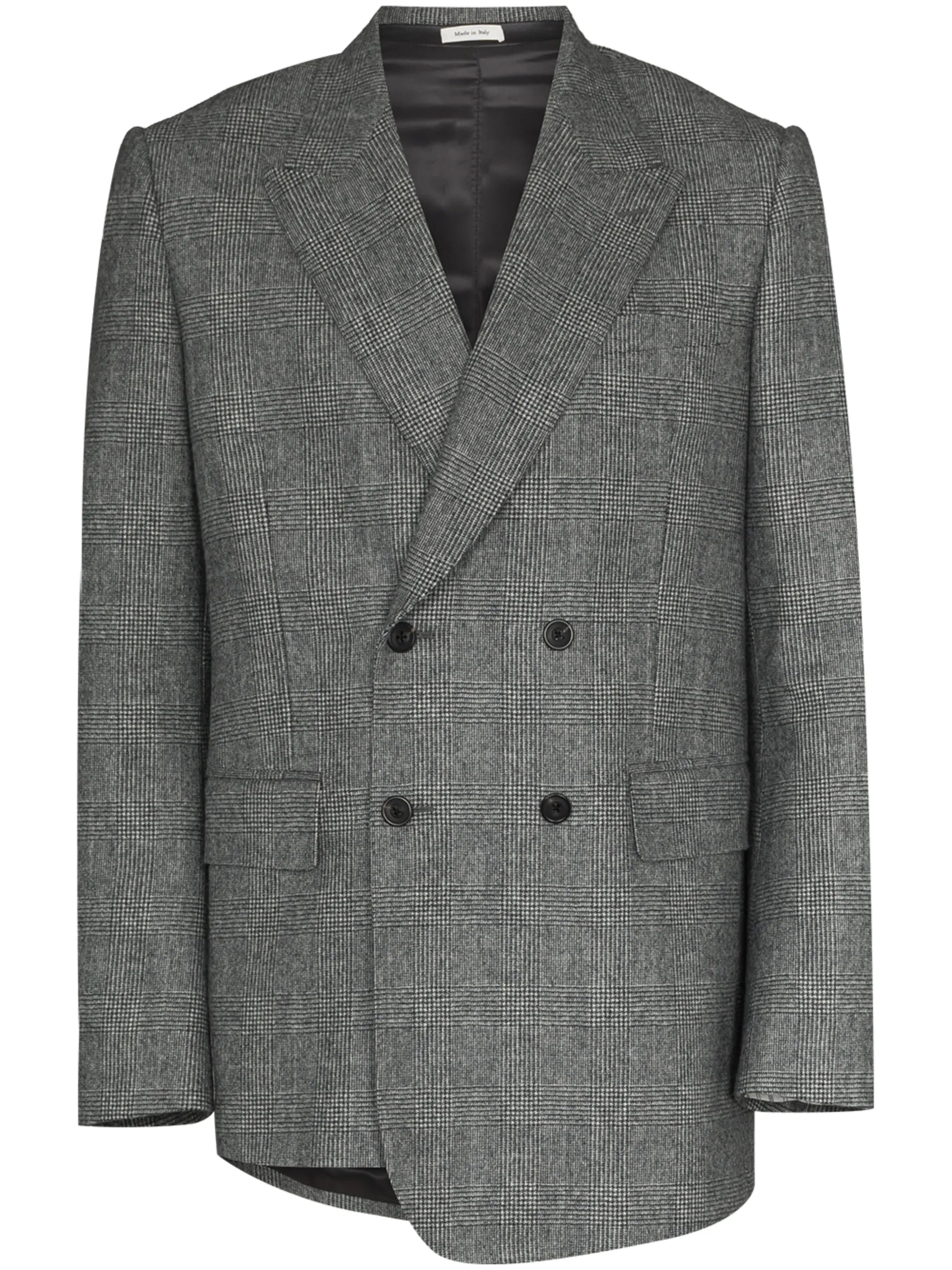 asymmetric double-breasted blazer