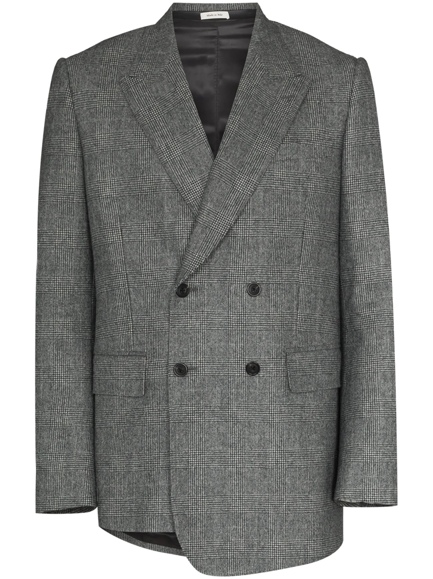asymmetric double-breasted blazer