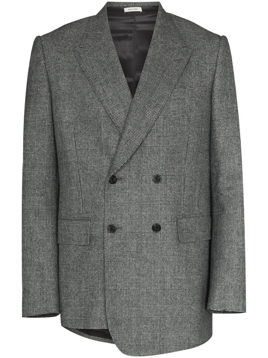 asymmetric double-breasted blazer