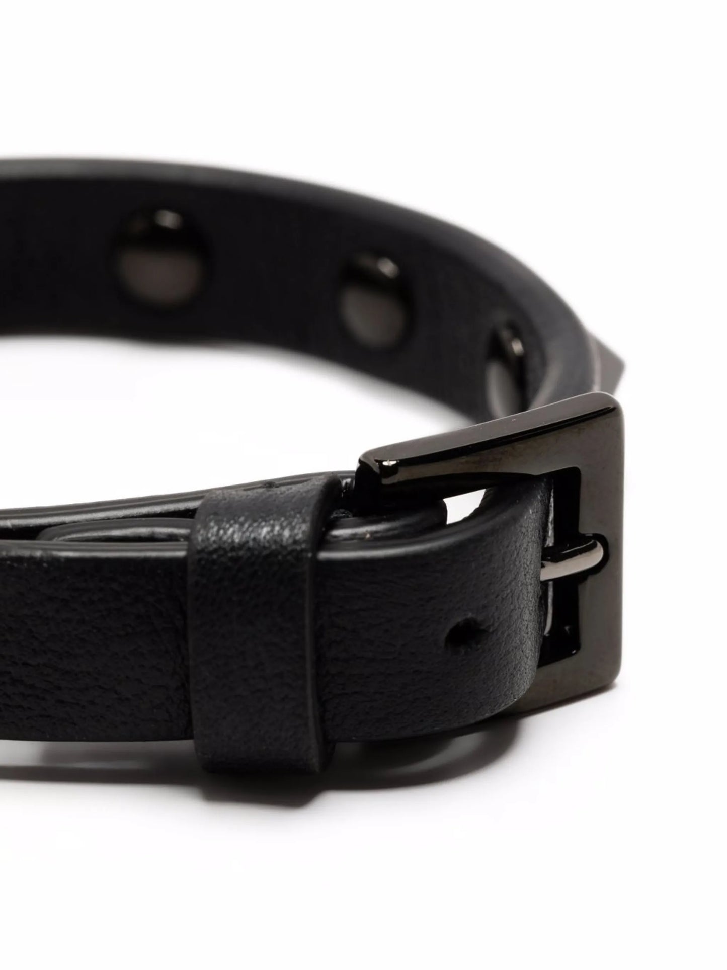 Rockstud leather bracelet