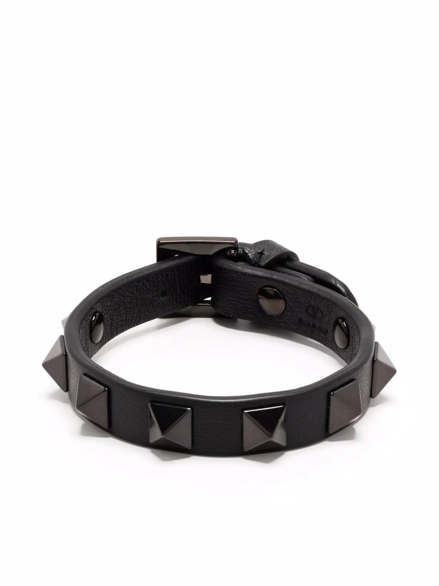 Rockstud leather bracelet
