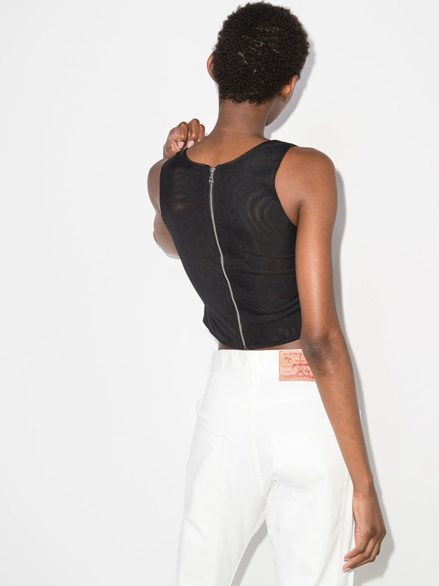 Campbell corset-style top