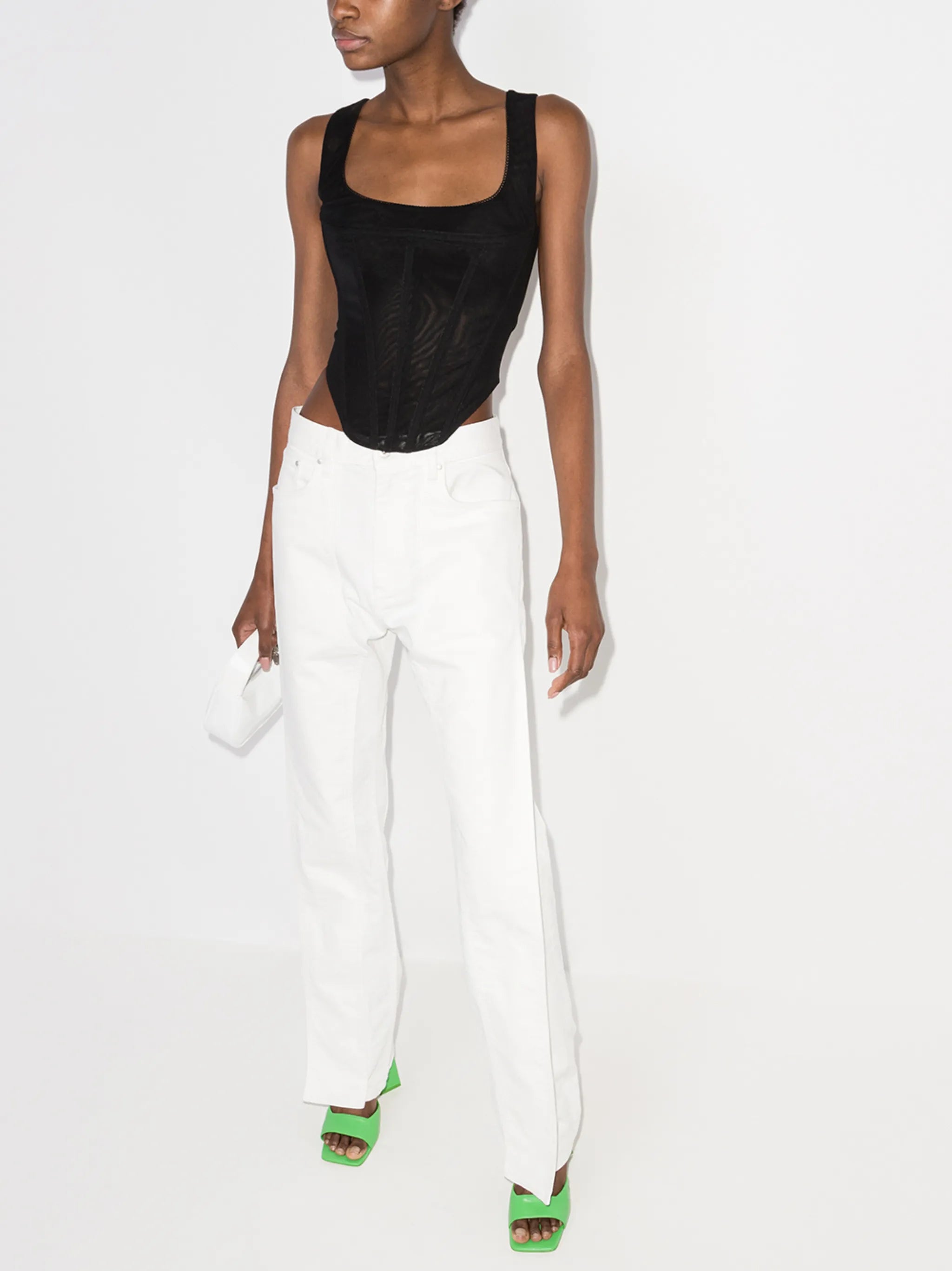 Campbell corset-style top