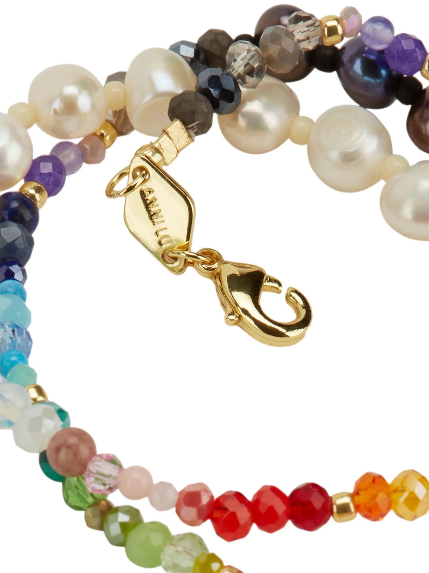 Iris Rainbow pearl necklace